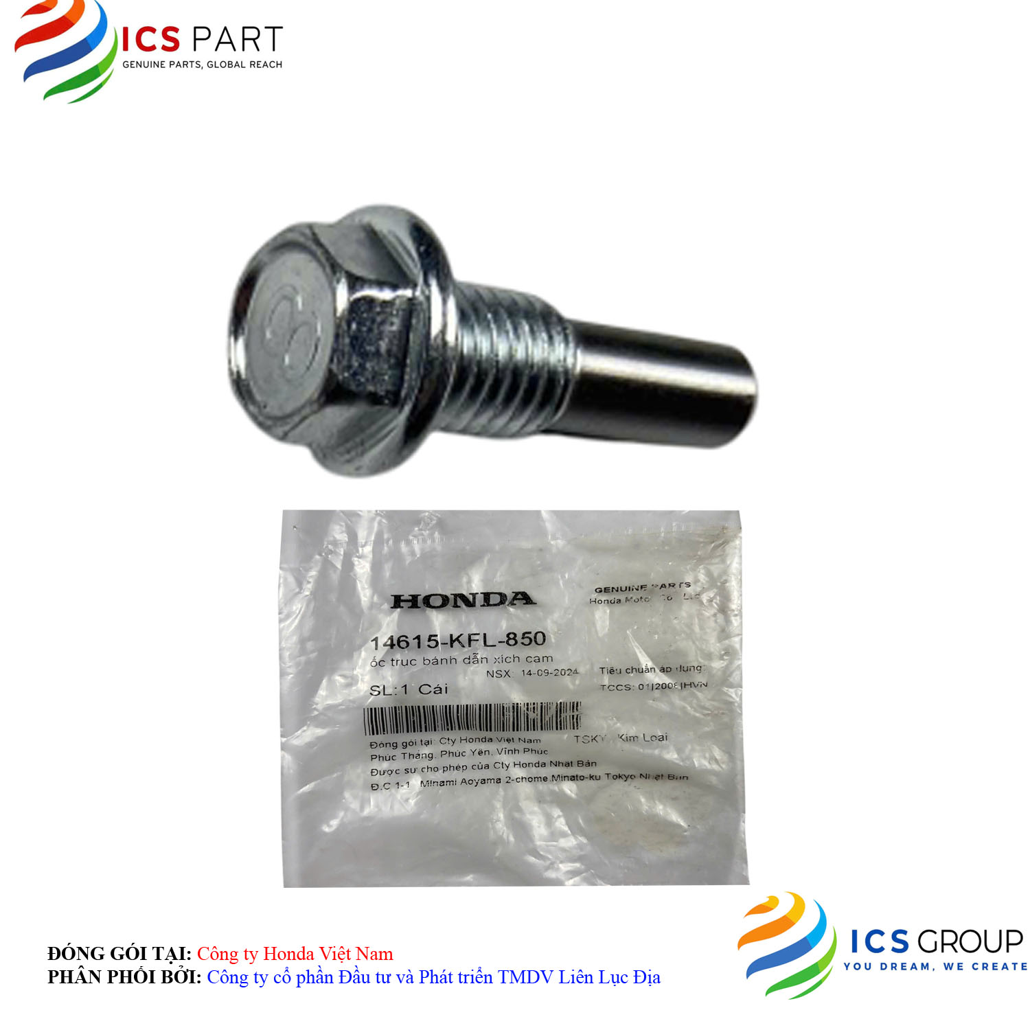 ỐC TRỤC BÁNH DẪN XÍCH CAM - Ảnh 3