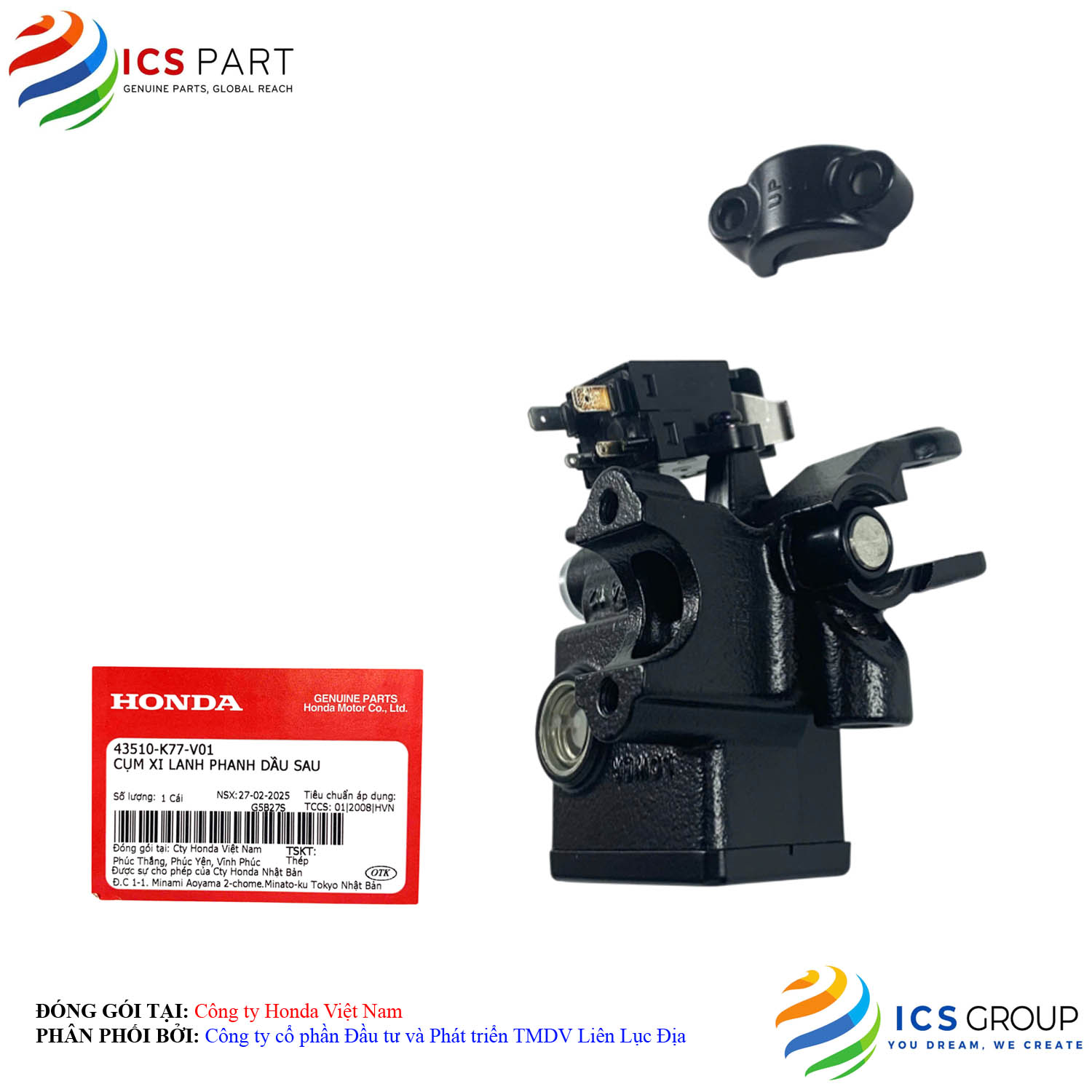 CỤM XI LANH PHANH DẦU SAU - Ảnh 3