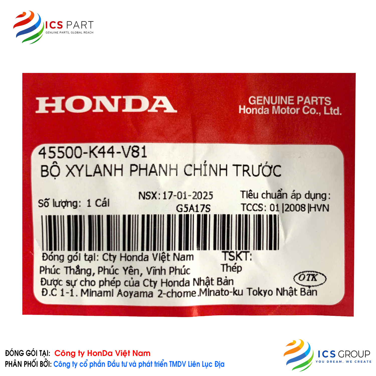 BỘ XYLANH PHANH CHÍNH TRƯỚC - Ảnh 2