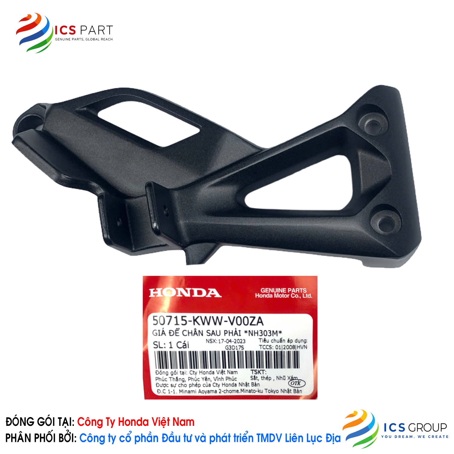GIÁ ĐỂ CHÂN SAU PHẢI *NH303M*