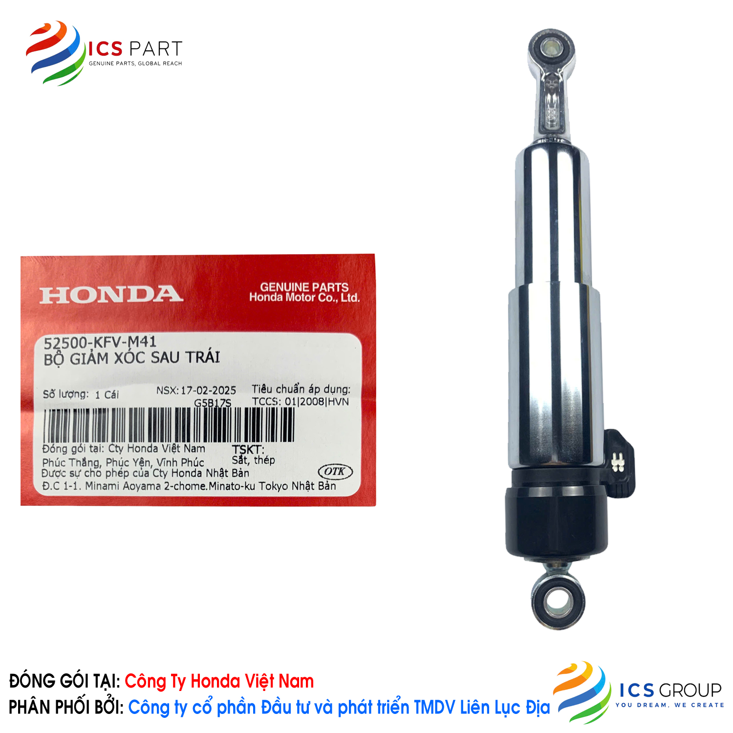 BỘ GIẢM XÓC SAU TRÁI
