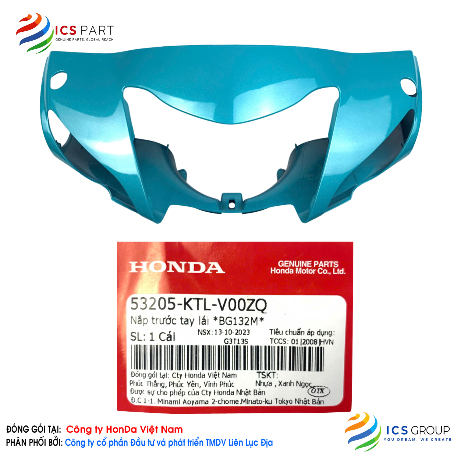 NẮP TRƯỚC TAY LÁI *BG132M*
