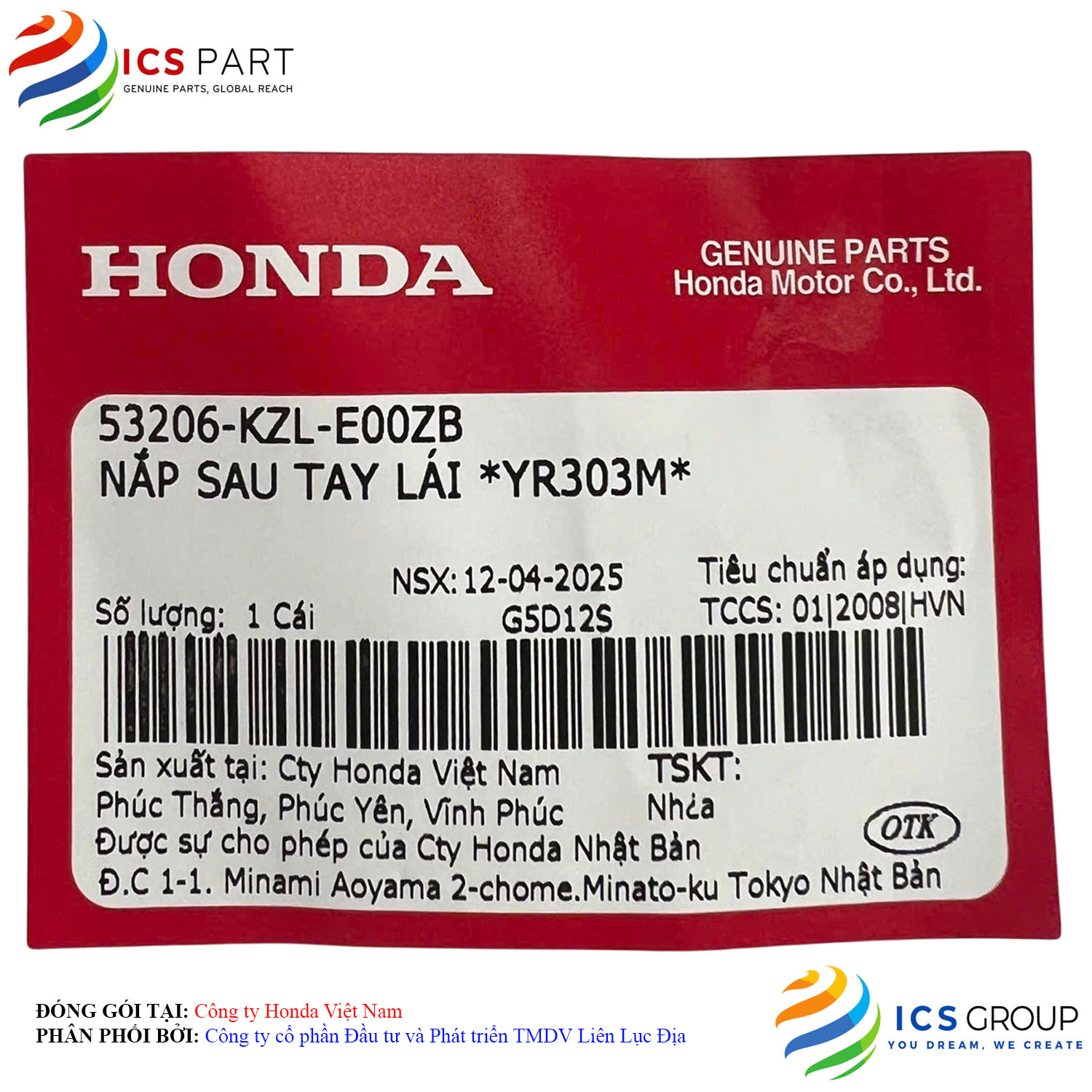 NẮP SAU TAY LÁI *YR303M* - Ảnh 2