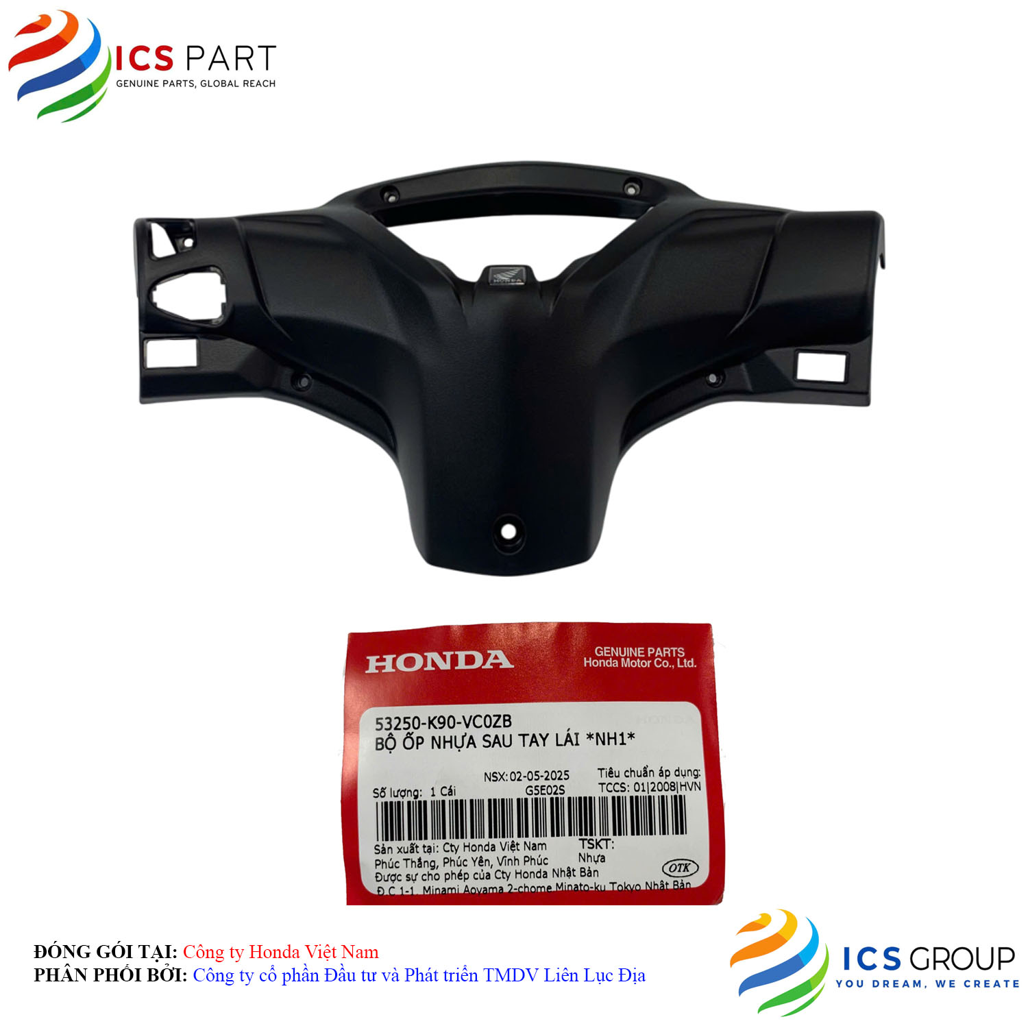 BỘ ỐP NHỰA SAU TAY LÁI *NH1*