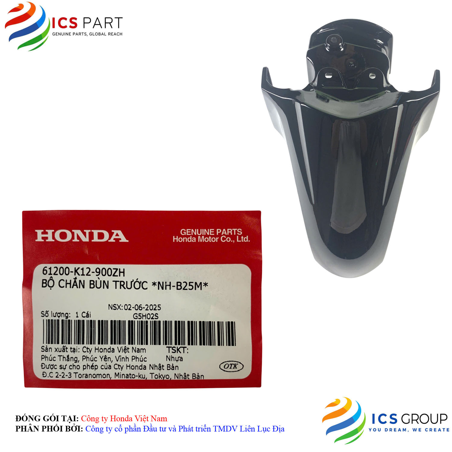 BỘ CHẮN BÙN TRƯỚC *NH-B25M*
