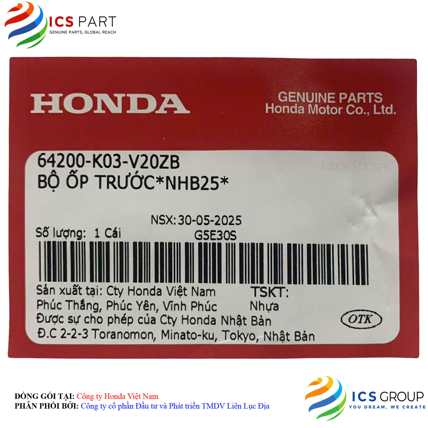 BỘ ỐP TRƯỚC*NHB25* - Ảnh 2
