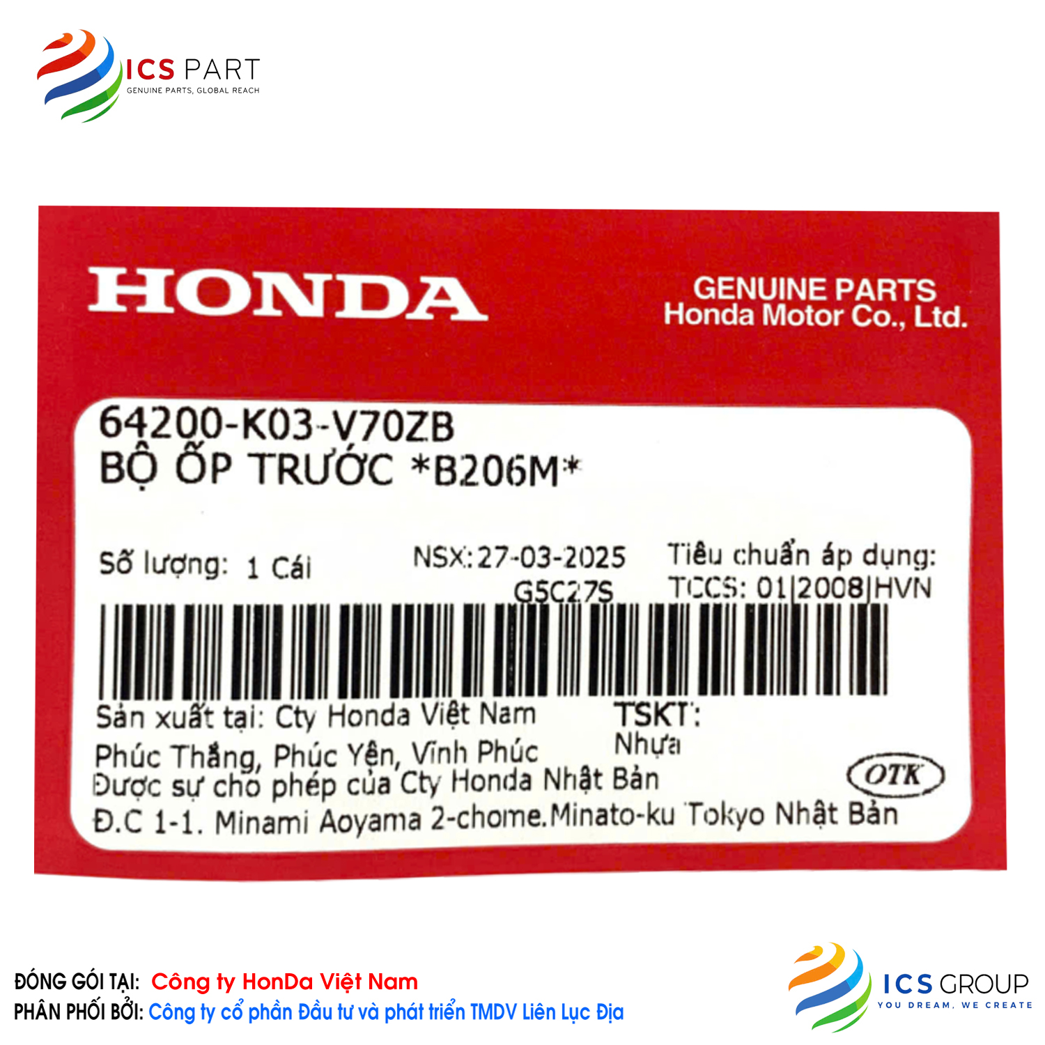 BỘ ỐP TRƯỚC *B206M* - Ảnh 2