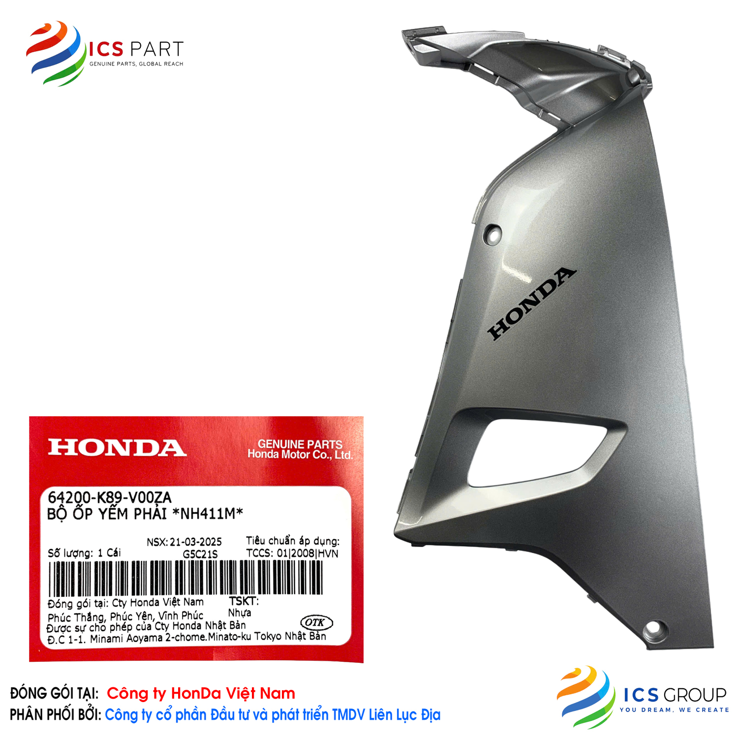 BỘ ỐP YẾM PHẢI *NH411M*