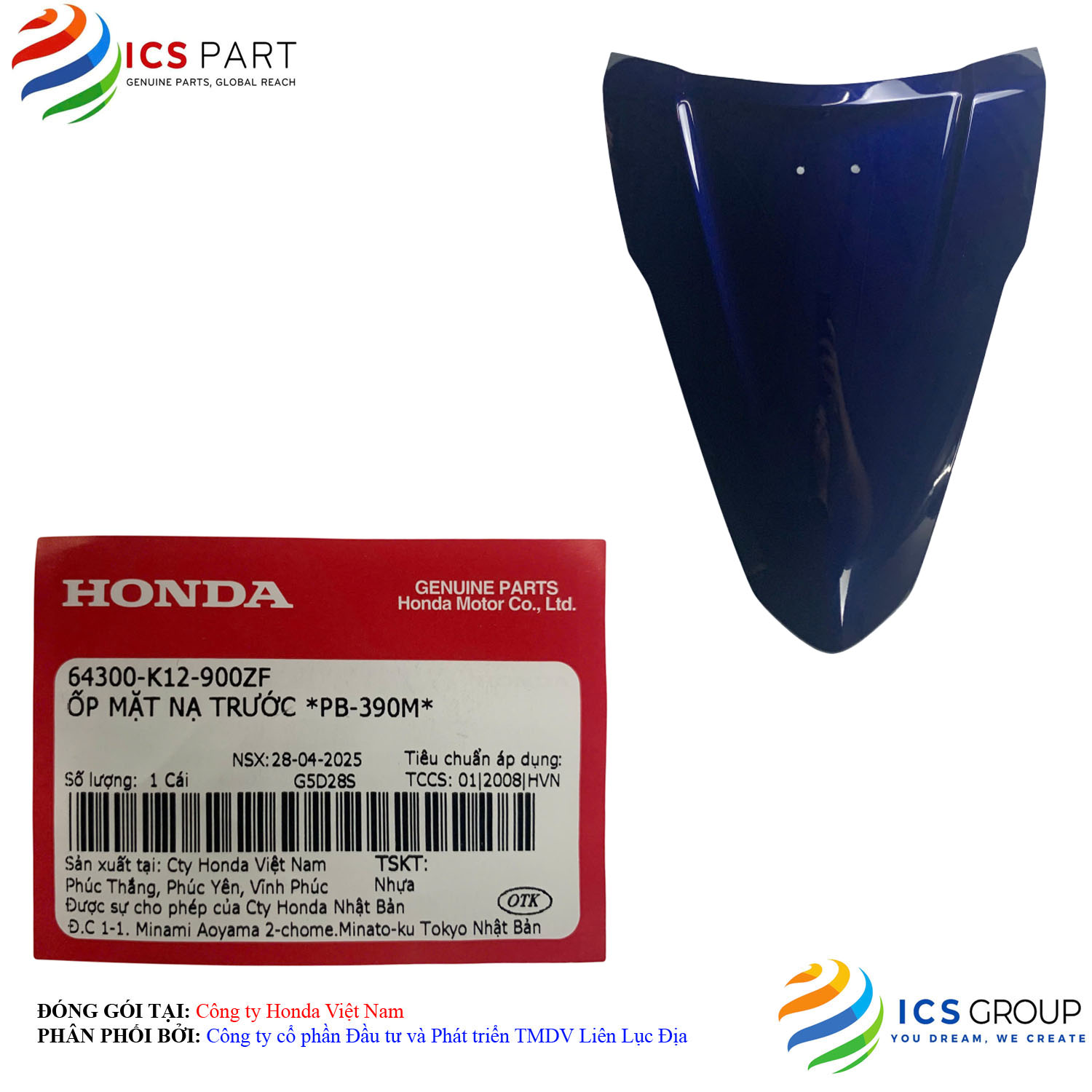 ỐP MẶT NẠ TRƯỚC *PB-390M*