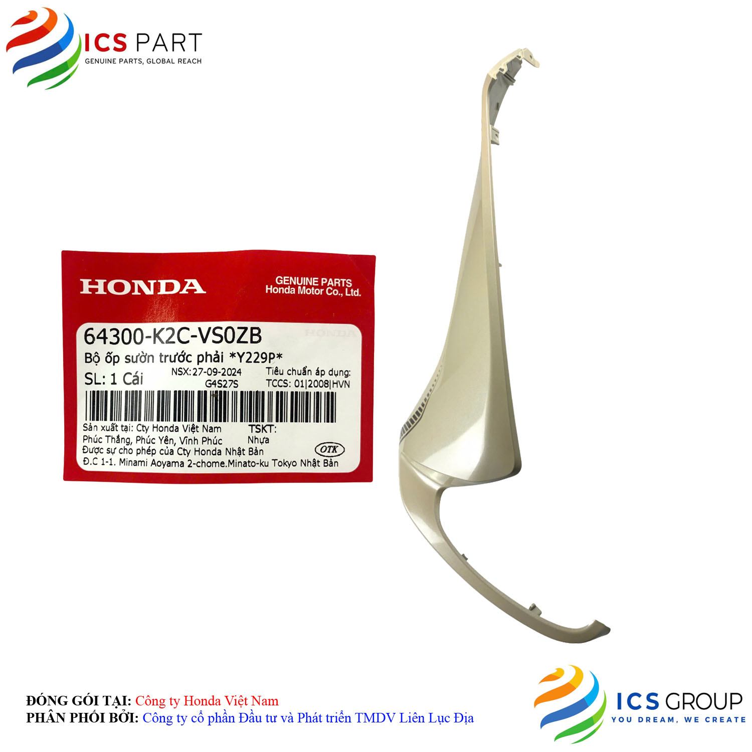 BỘ ỐP SƯỜN TRƯỚC PHẢI *Y229P* - Ảnh 3