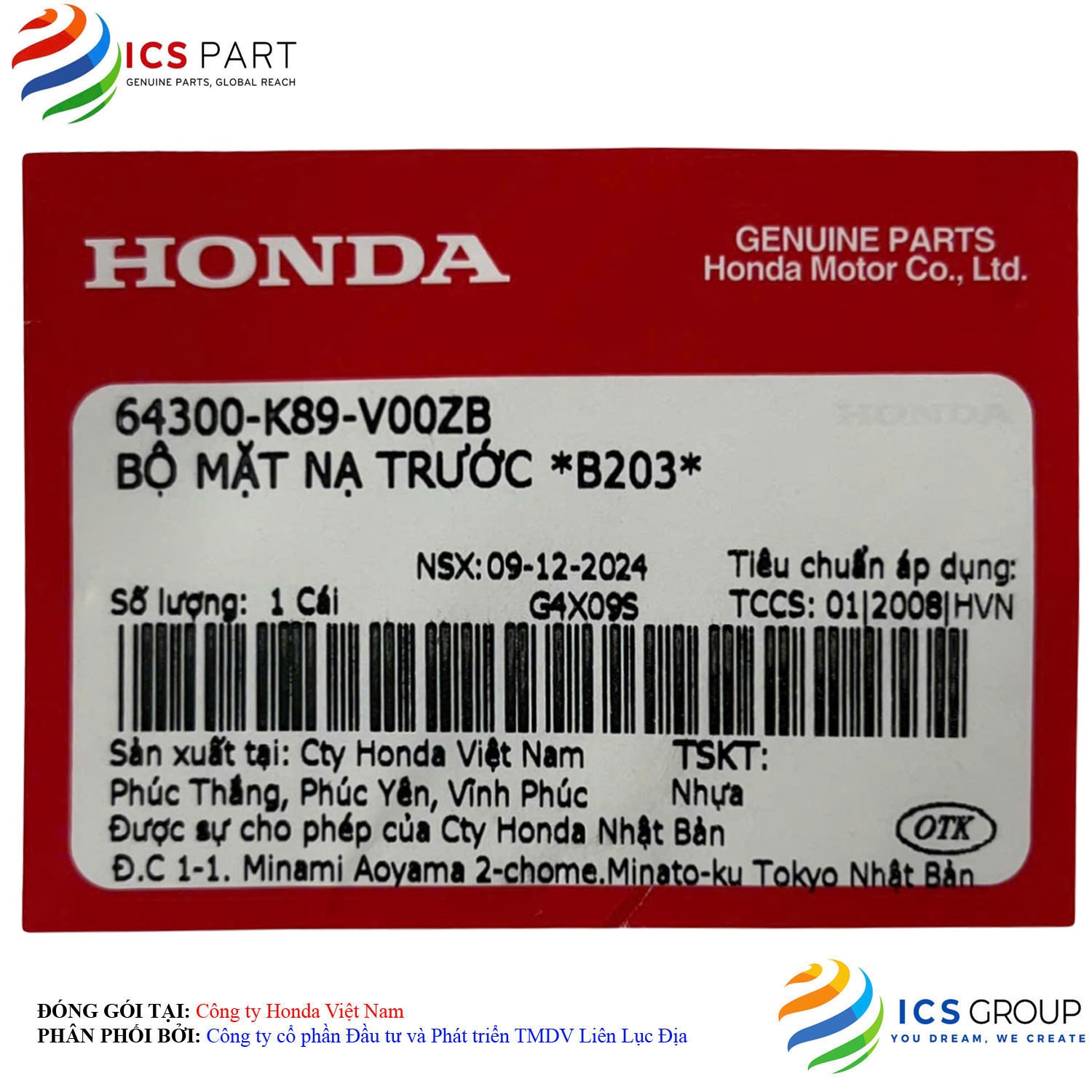 BỘ MẶT NẠ TRƯỚC *B203* - Ảnh 2