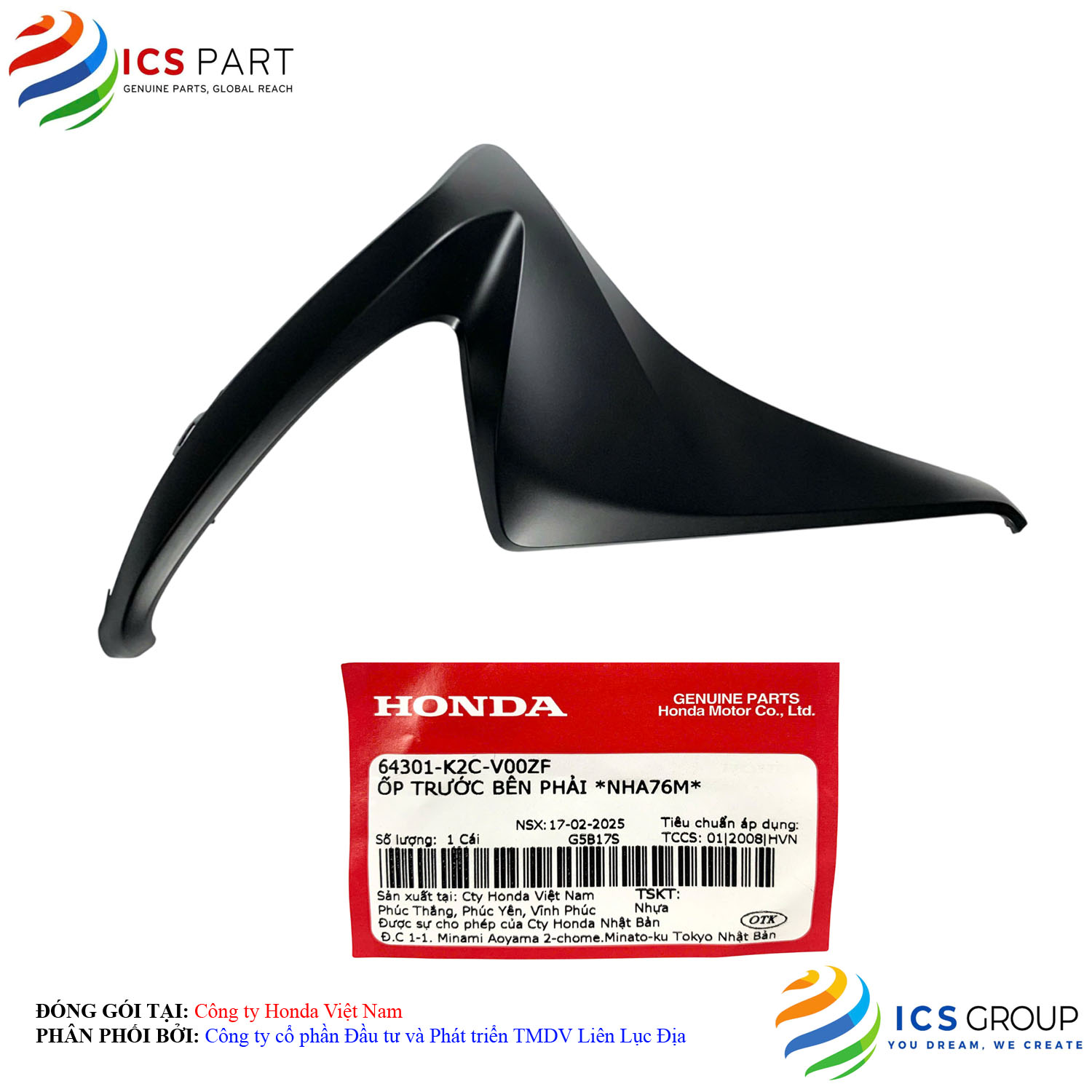 ỐP TRƯỚC BÊN PHẢI *NHA76M*