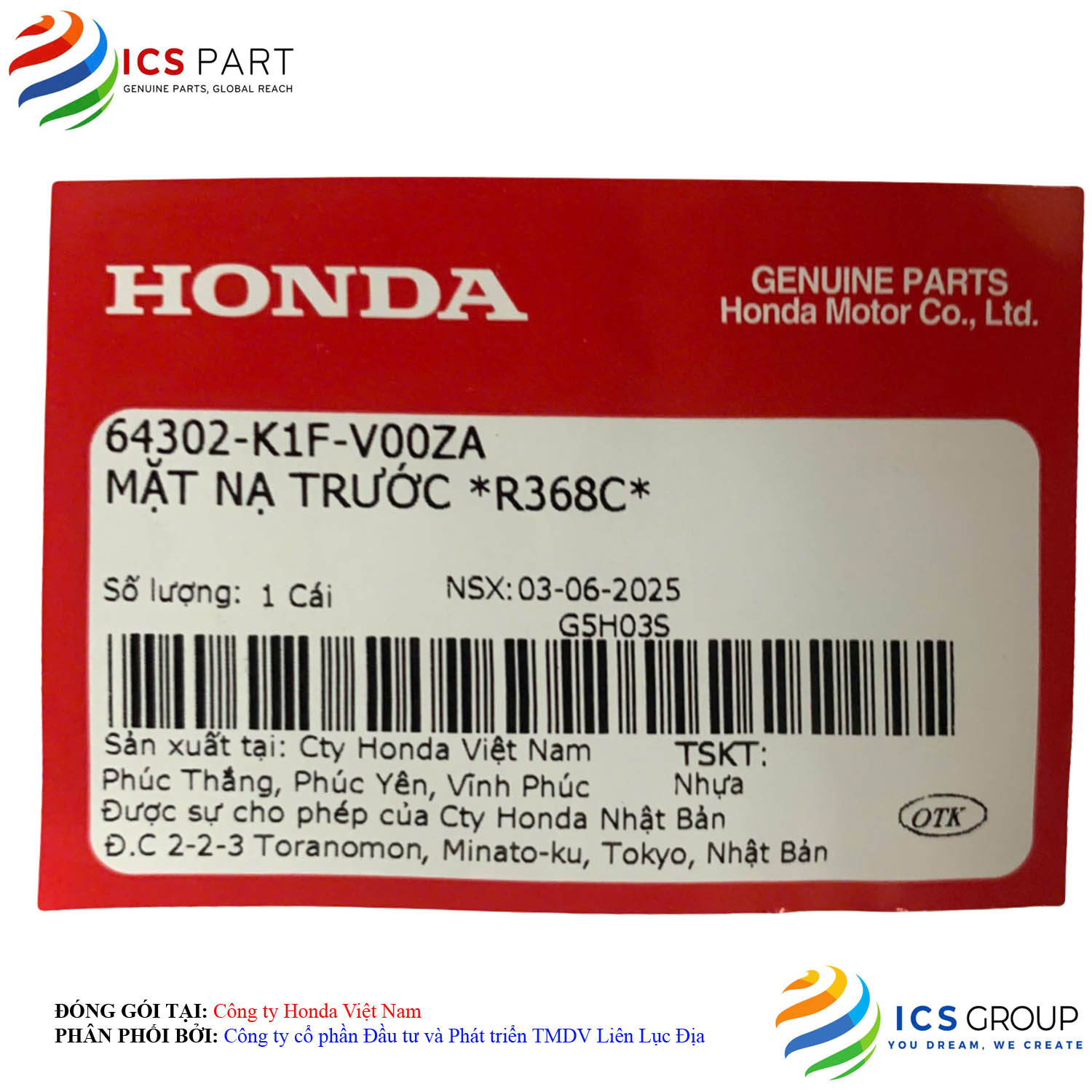 MẶT NẠ TRƯỚC *R368C* - Ảnh 2