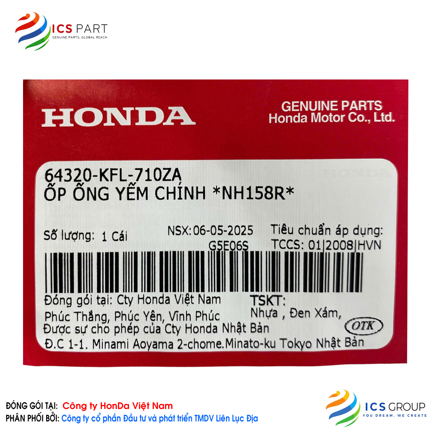ỐP ỐNG YẾM CHÍNH *NH158R* - Ảnh 2