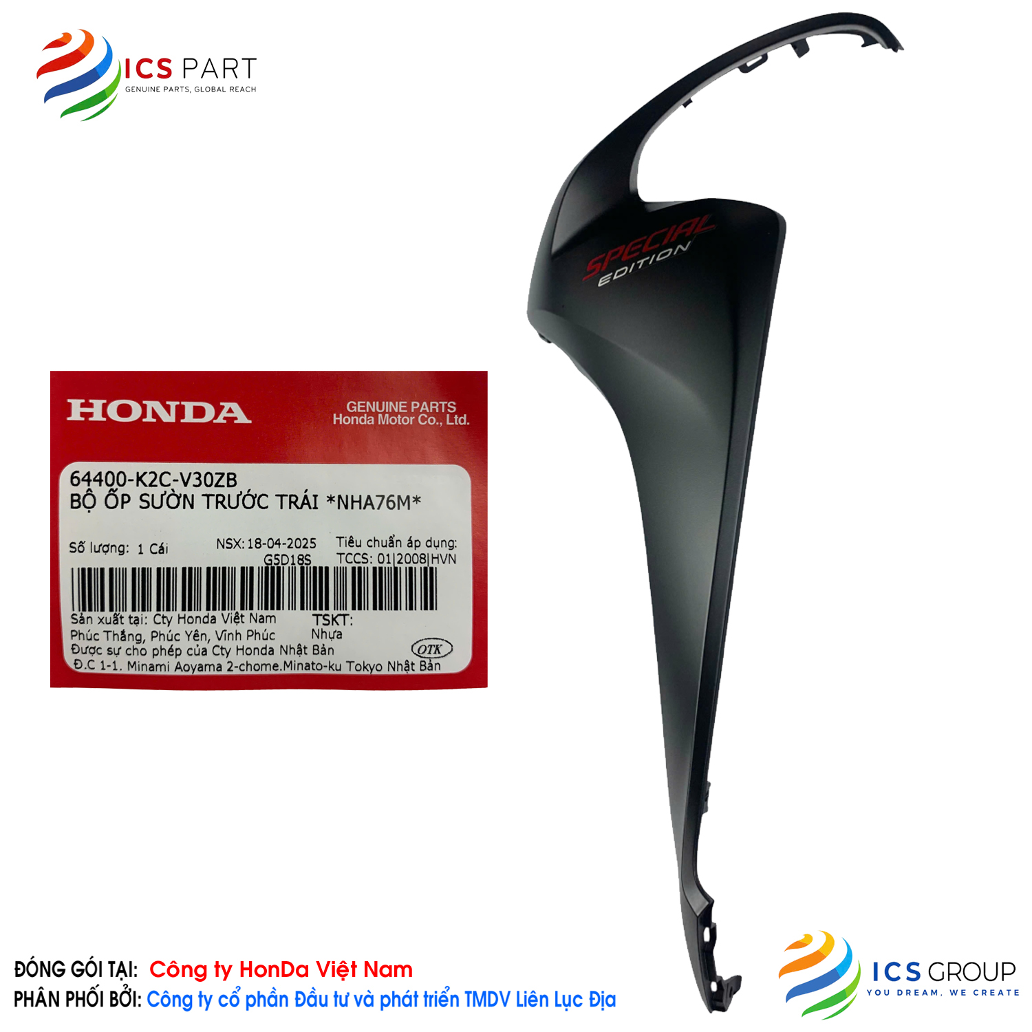 BỘ ỐP SƯỜN TRƯỚC TRÁI *NHA76M* - Ảnh 4