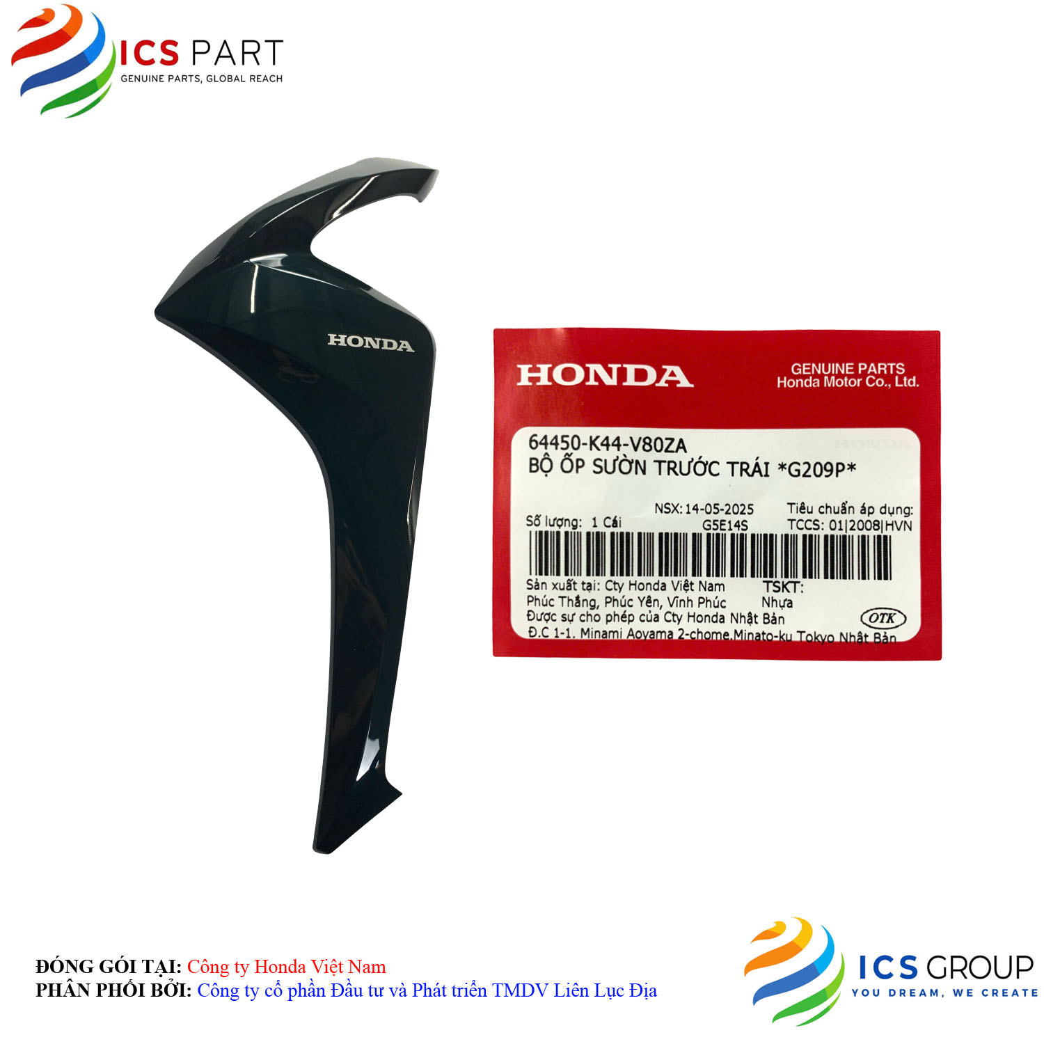 BỘ ỐP SƯỜN TRƯỚC TRÁI *G209P* - Ảnh 4