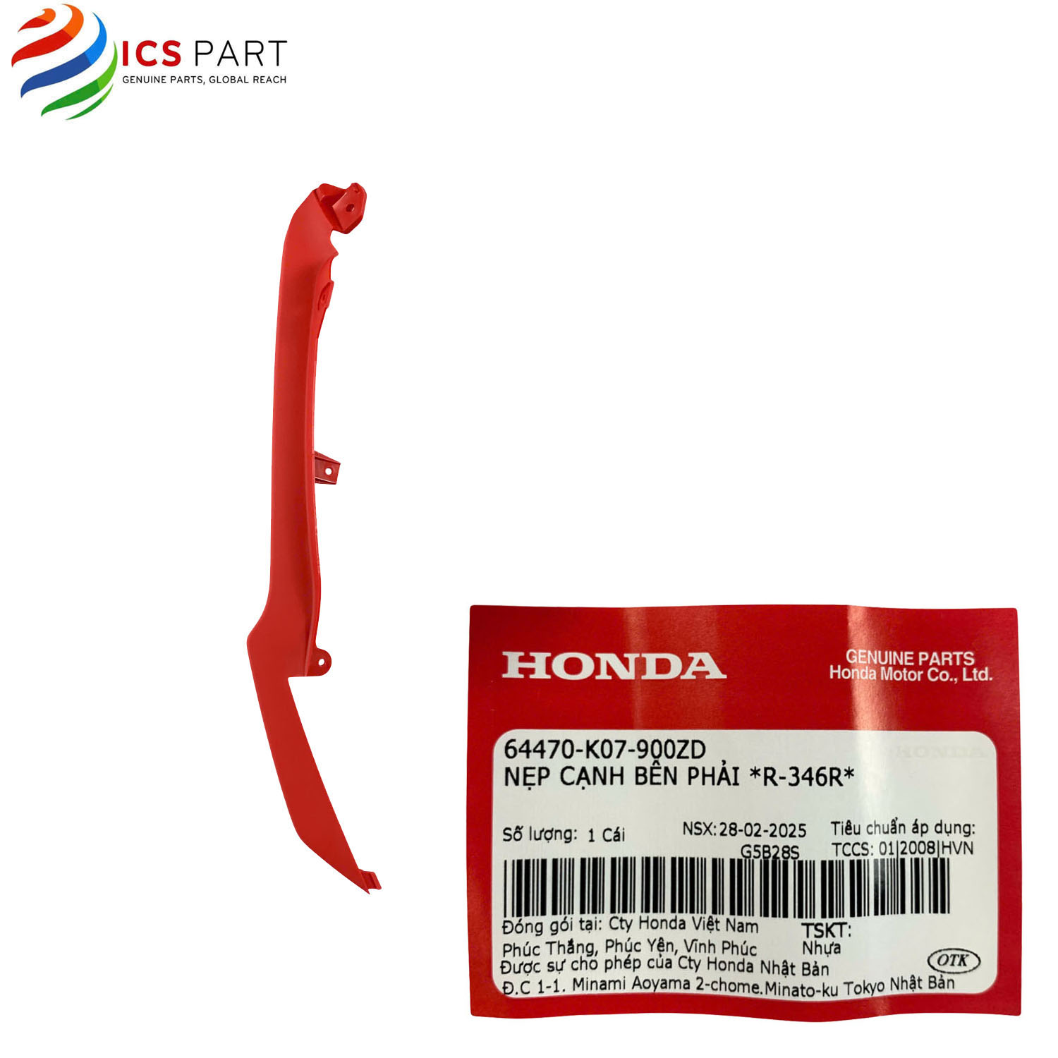 NẸP CẠNH BÊN PHẢI *R-346R*