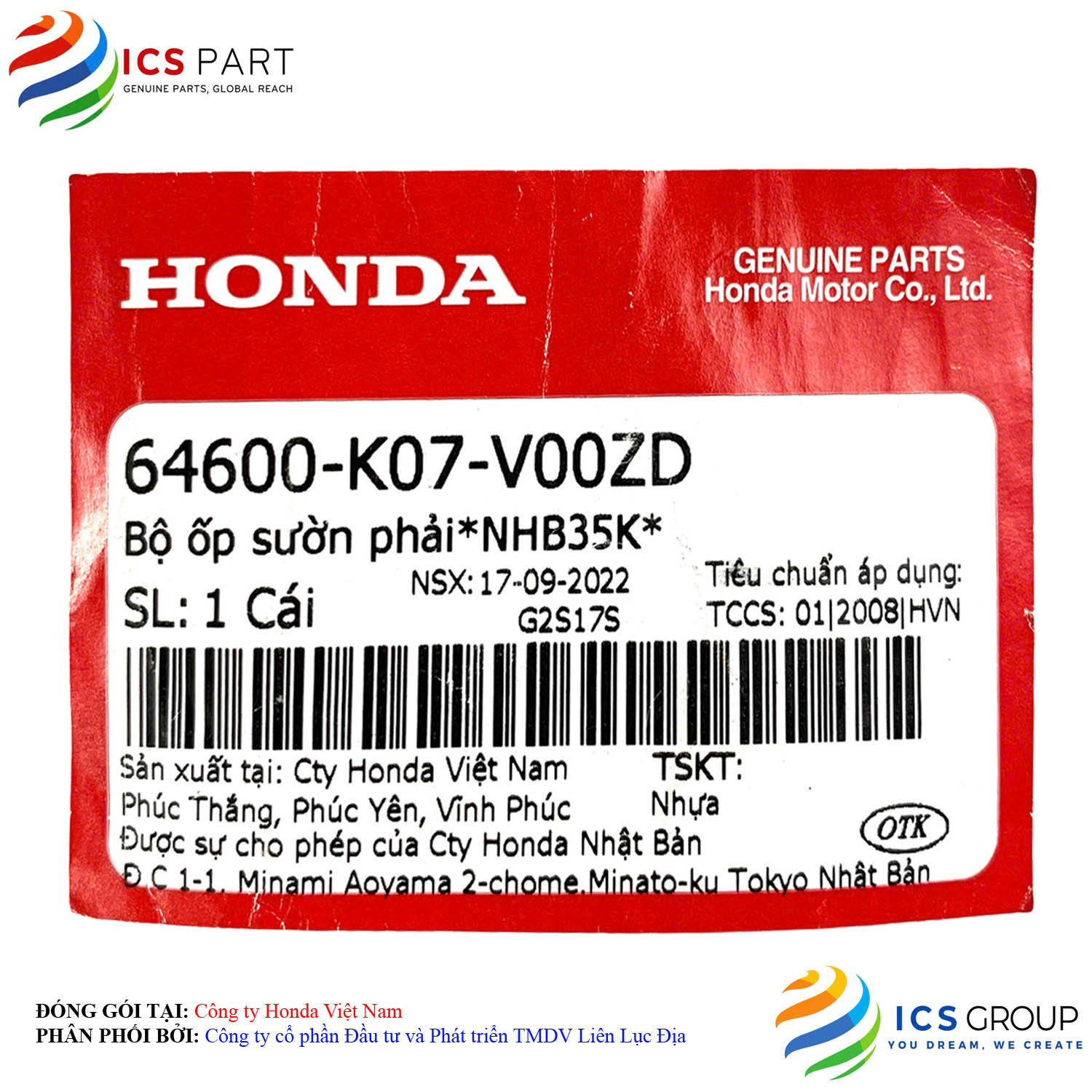 BỘ ỐP SƯỜN PHẢI*NHB35K* - Ảnh 2