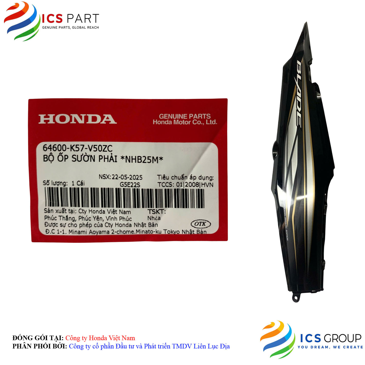 BỘ ỐP SƯỜN PHẢI *NHB25M*