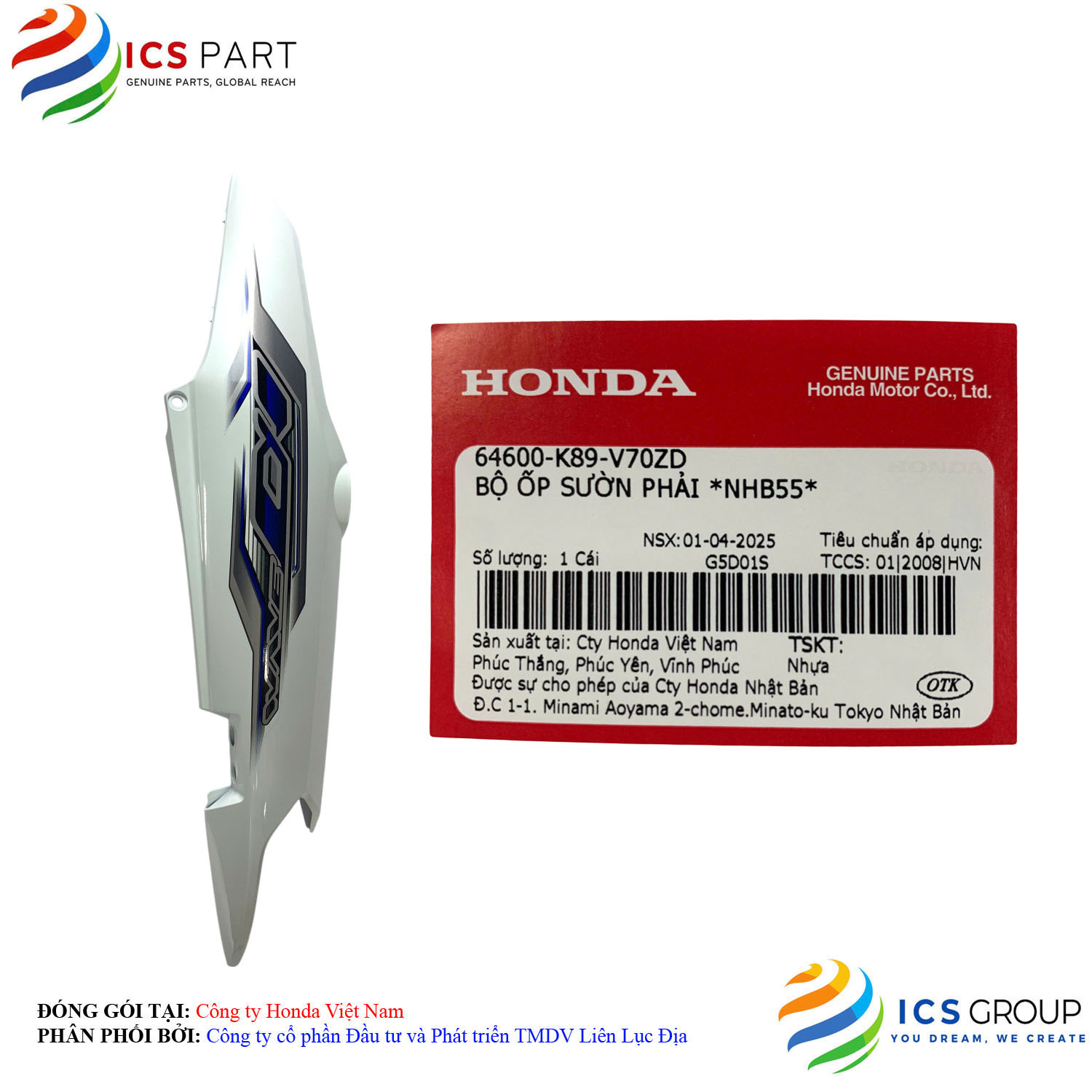 BỘ ỐP SƯỜN PHẢI *NHB55*