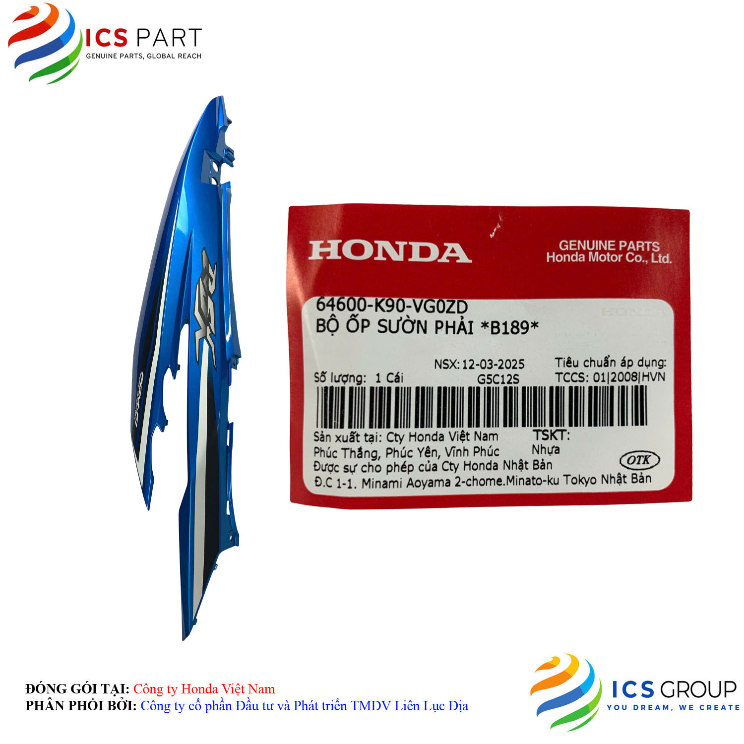 BỘ ỐP SƯỜN PHẢI *B189*