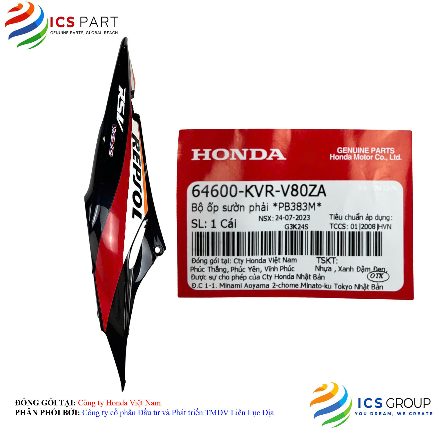 BỘ ỐP SƯỜN PHẢI *PB383M*