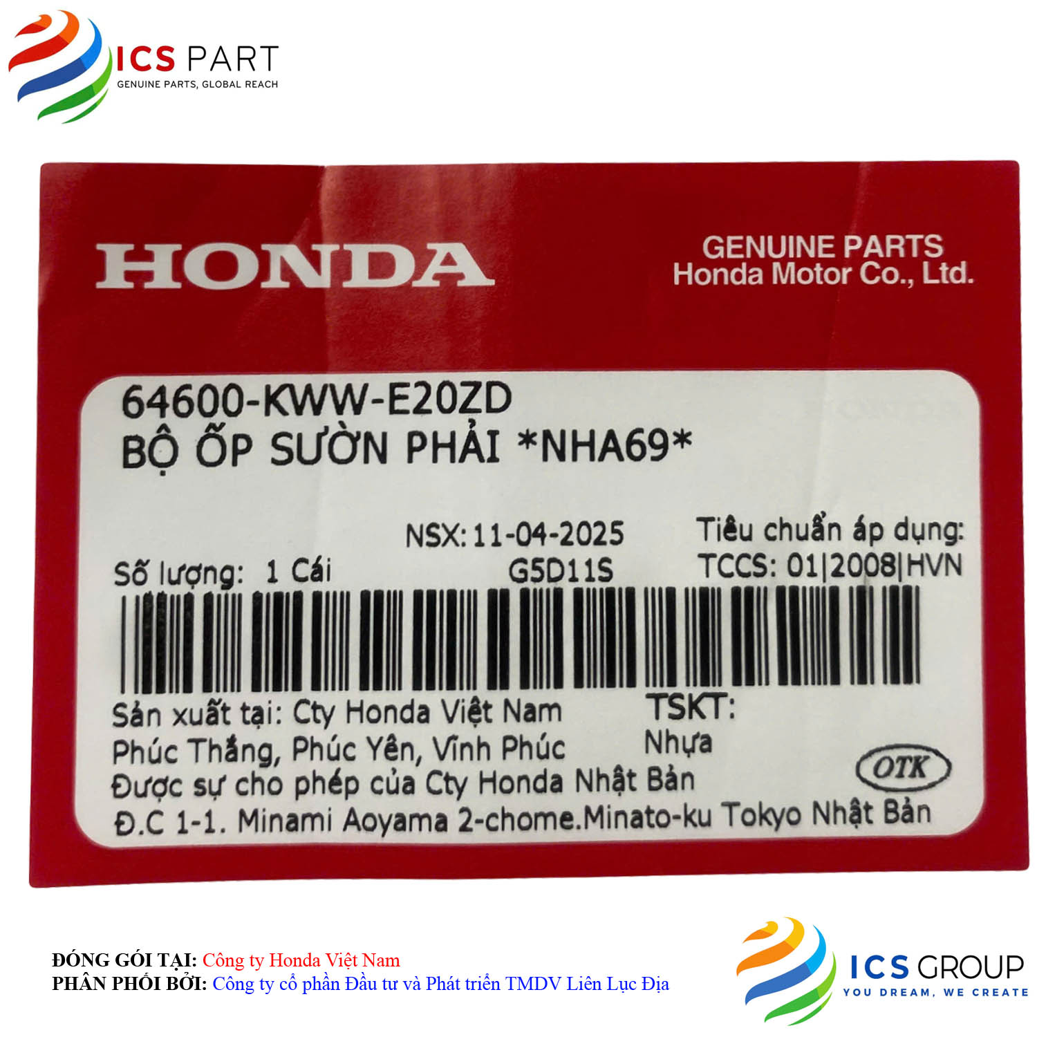 BỘ ỐP SƯỜN PHẢI *NHA69* - Ảnh 2