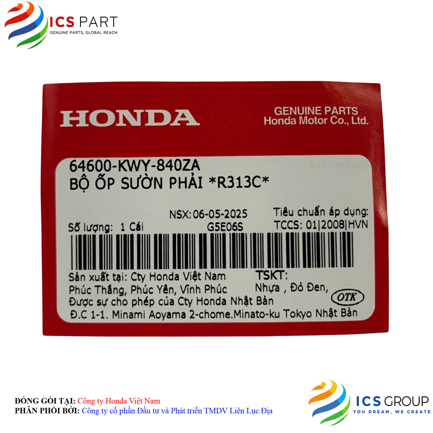 BỘ ỐP SƯỜN PHẢI *R313C* - Ảnh 2