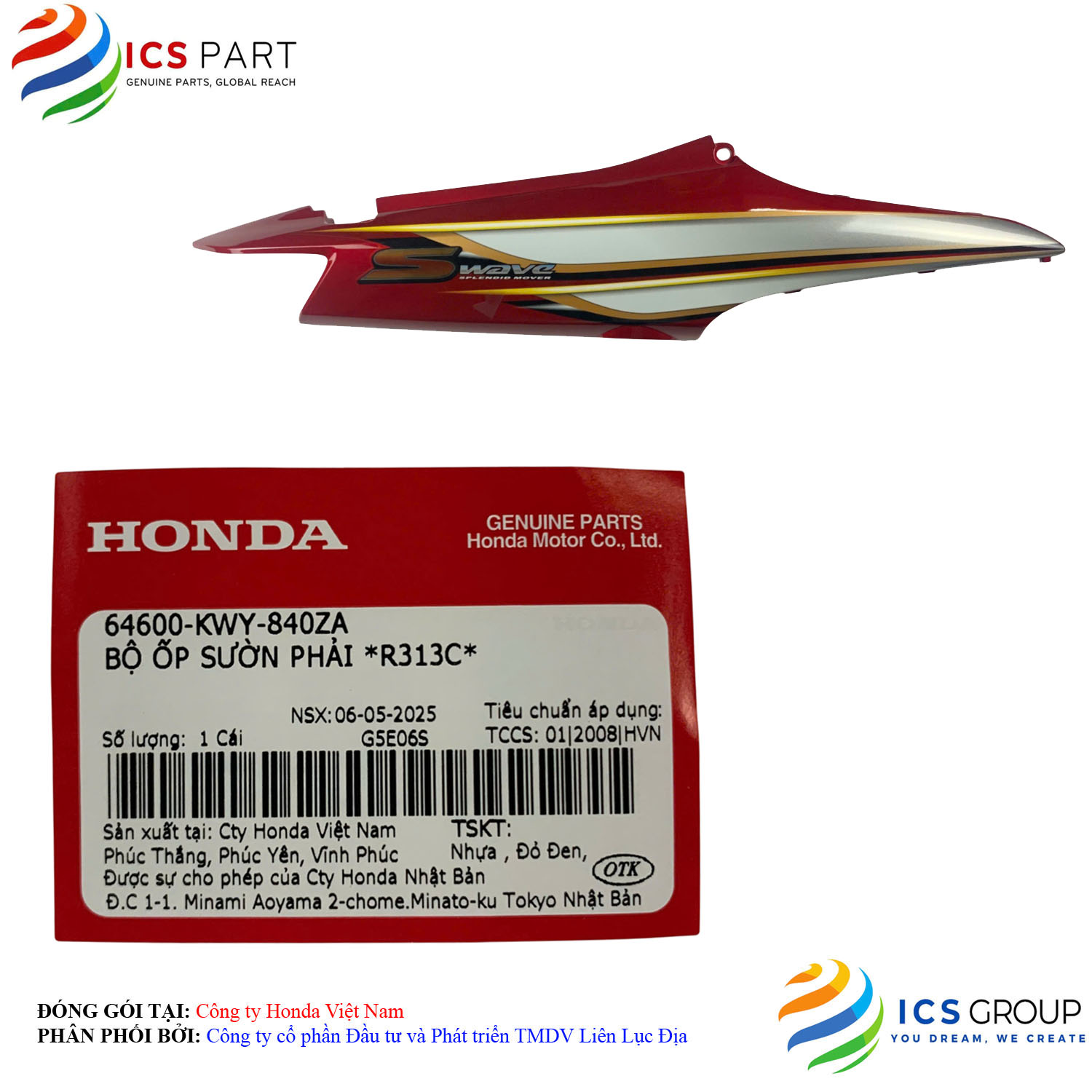 BỘ ỐP SƯỜN PHẢI *R313C*