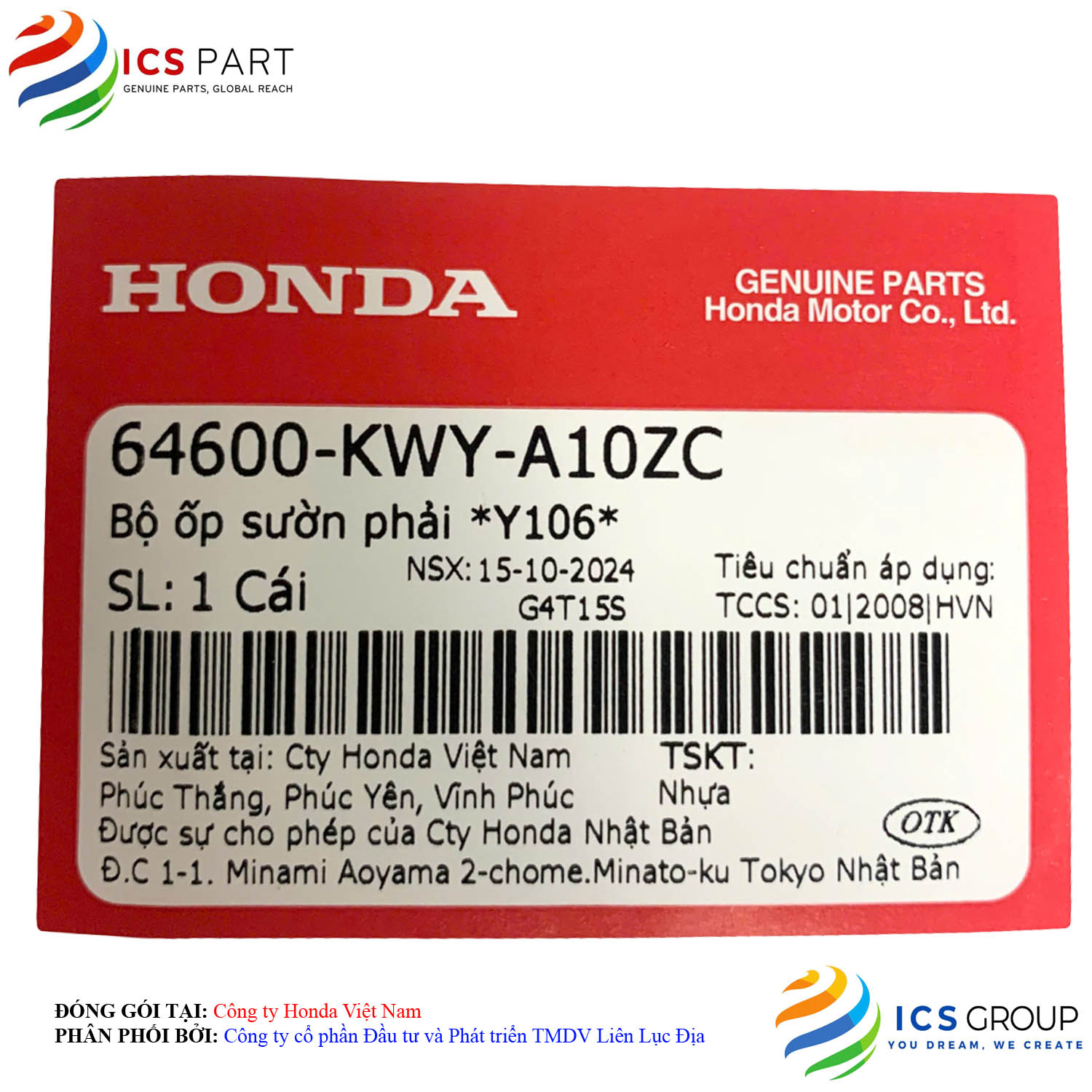 BỘ ỐP SƯỜN PHẢI *Y106* - Ảnh 2
