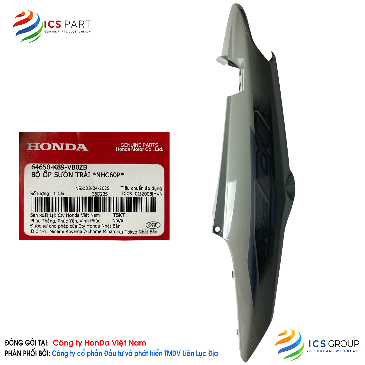 BỘ ỐP SƯỜN TRÁI *NHC60P*