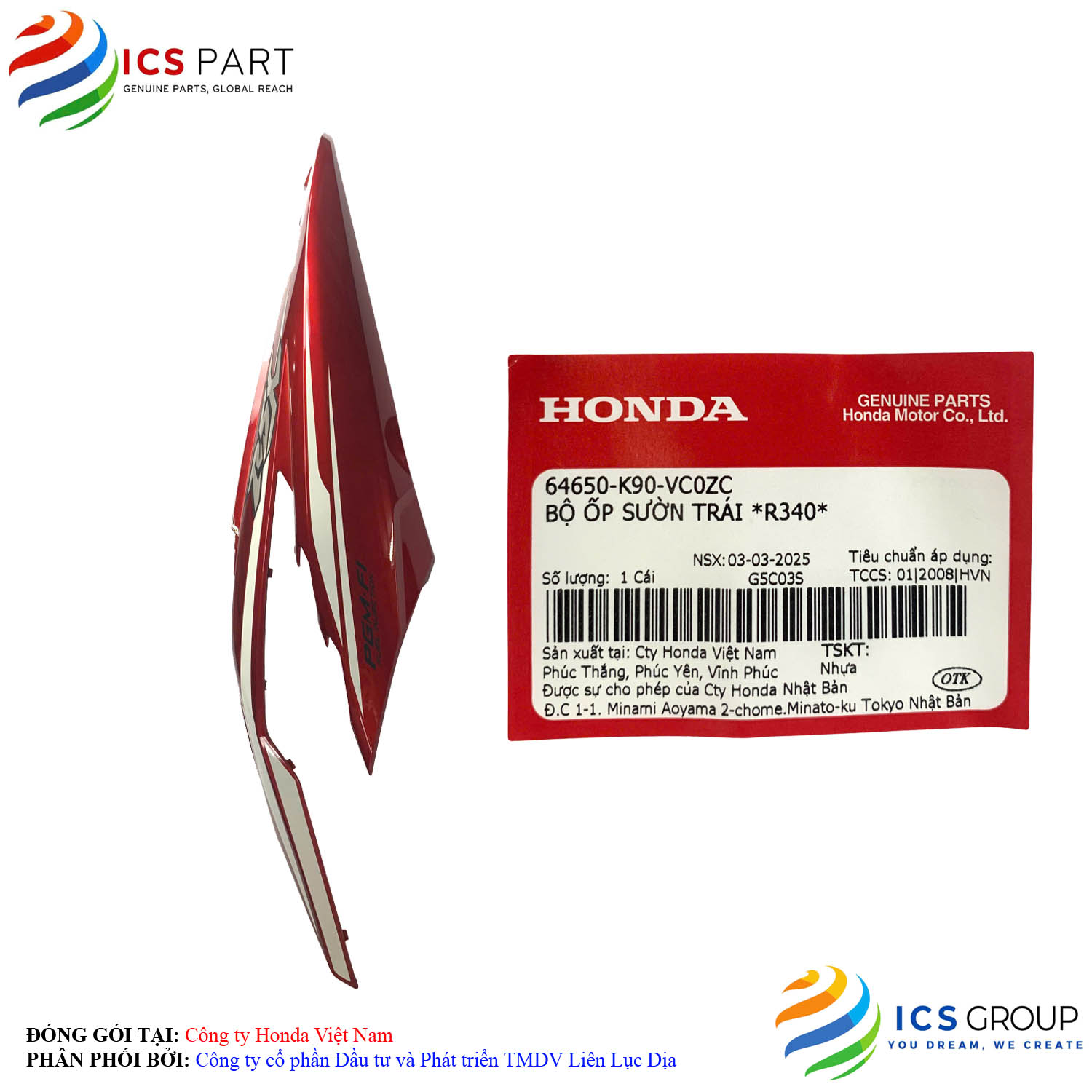 BỘ ỐP SƯỜN TRÁI *R340*