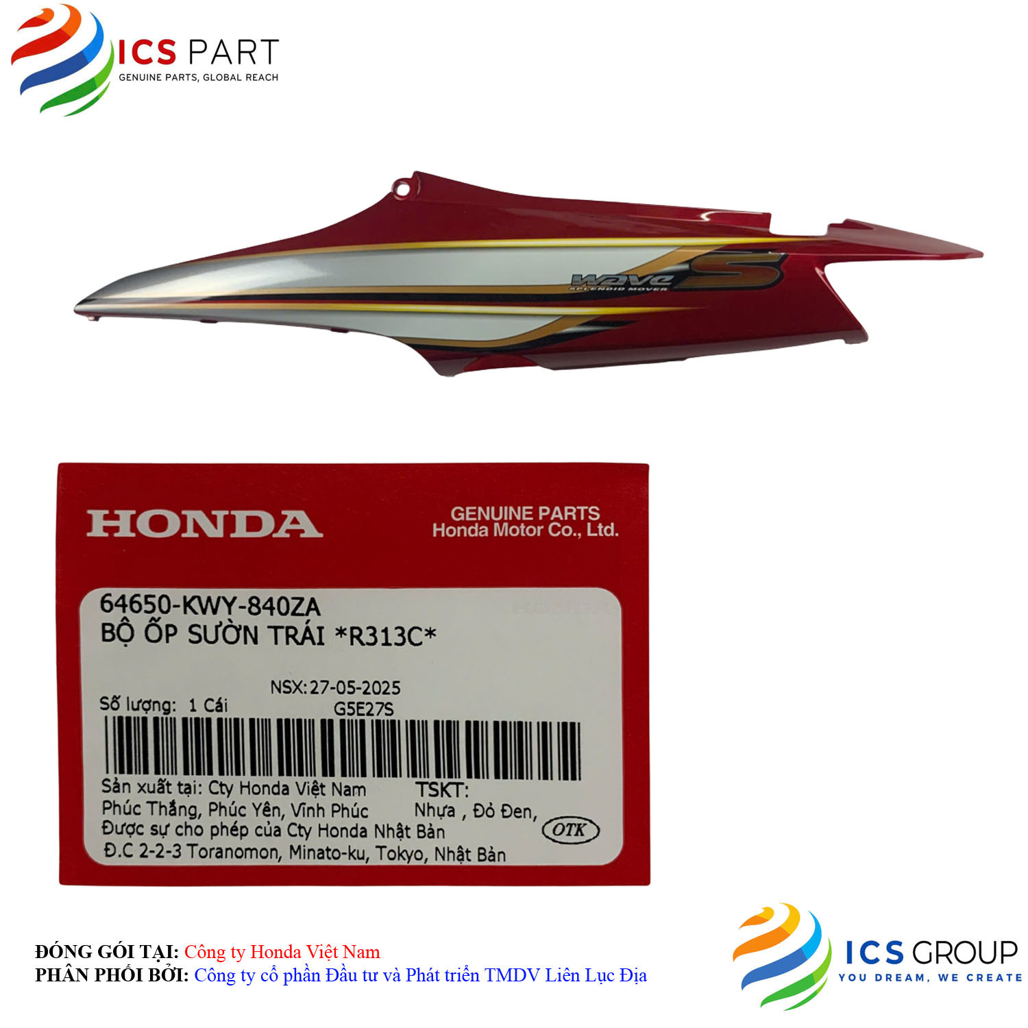 BỘ ỐP SƯỜN TRÁI *R313C*