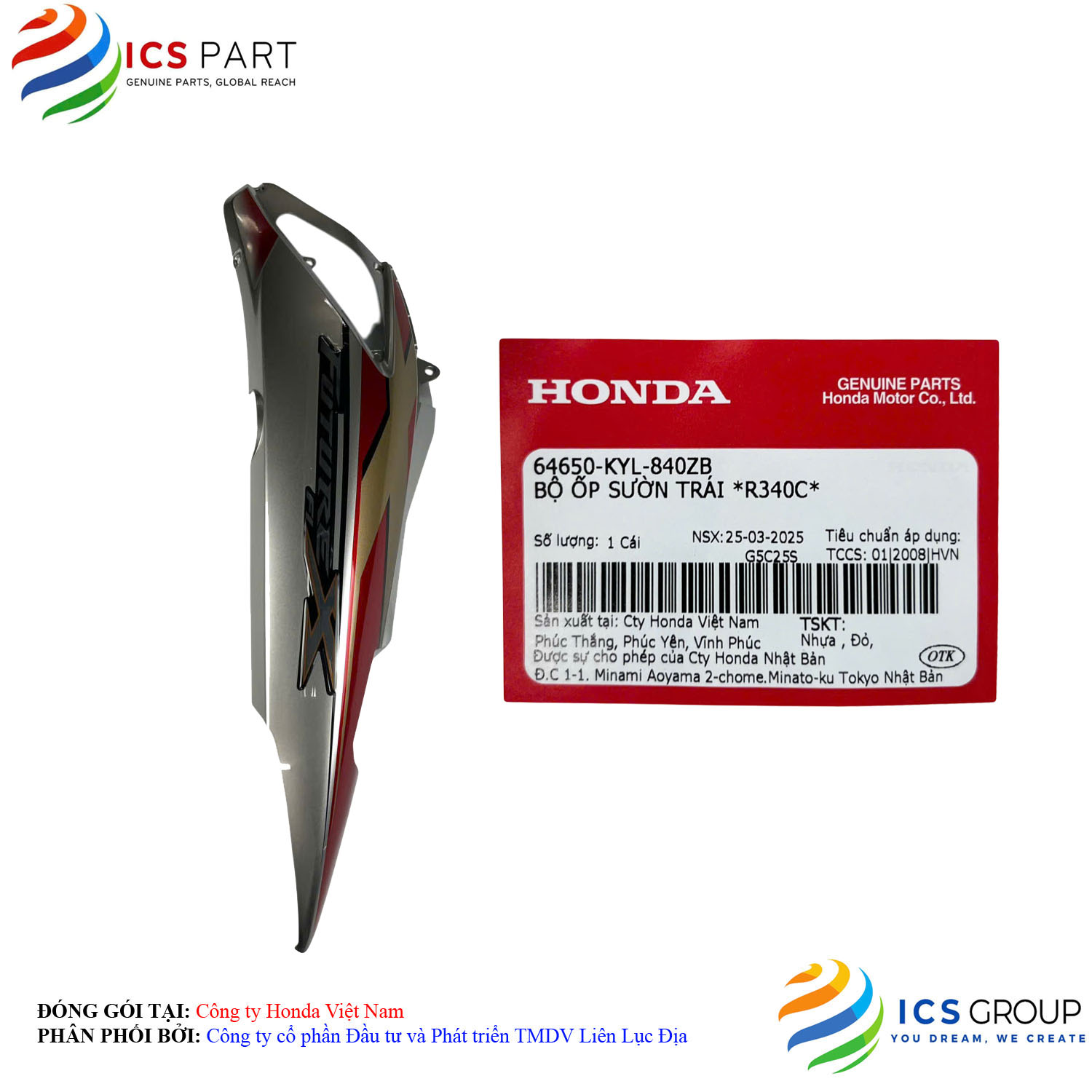 BỘ ỐP SƯỜN TRÁI *R340C*