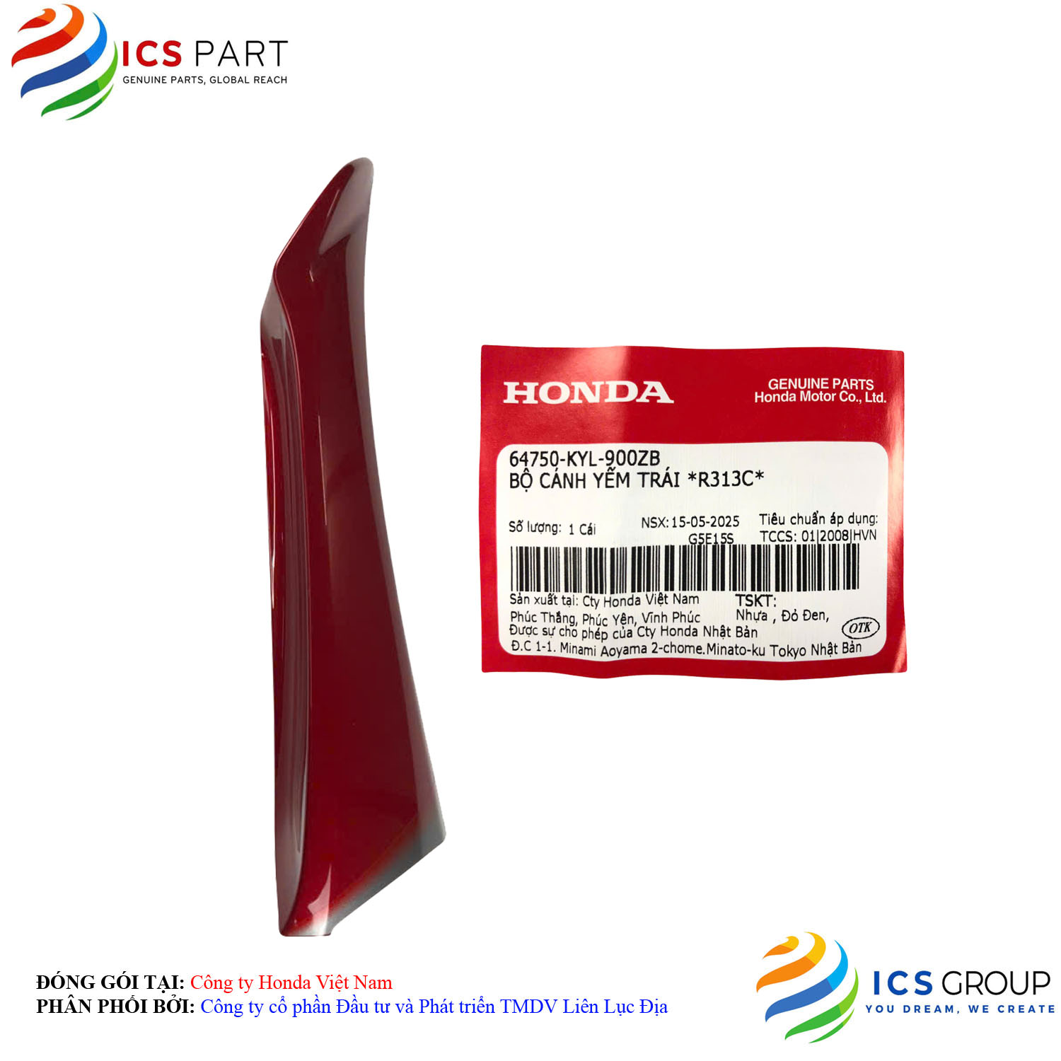 BỘ CÁNH YẾM TRÁI *R313C*