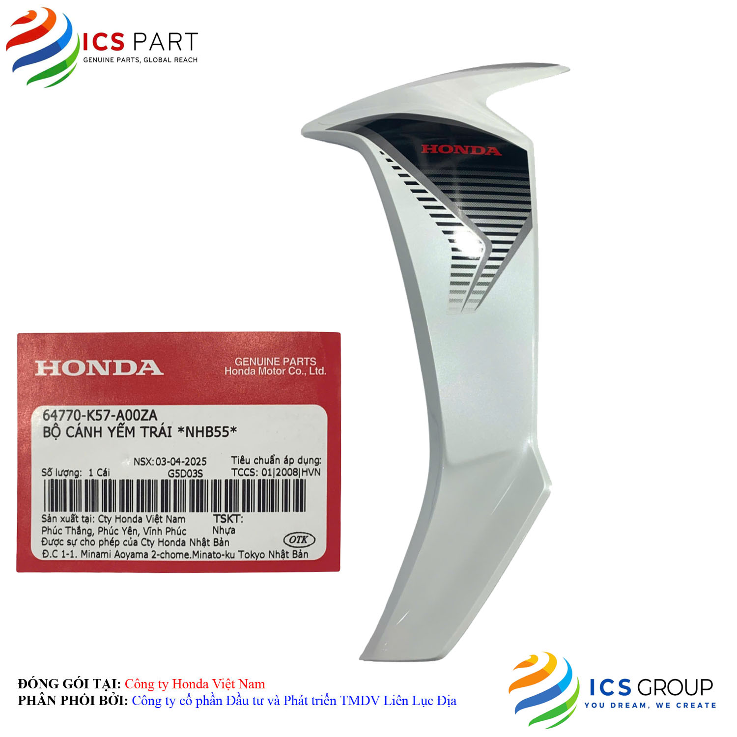 BỘ CÁNH YẾM TRÁI *NHB55*