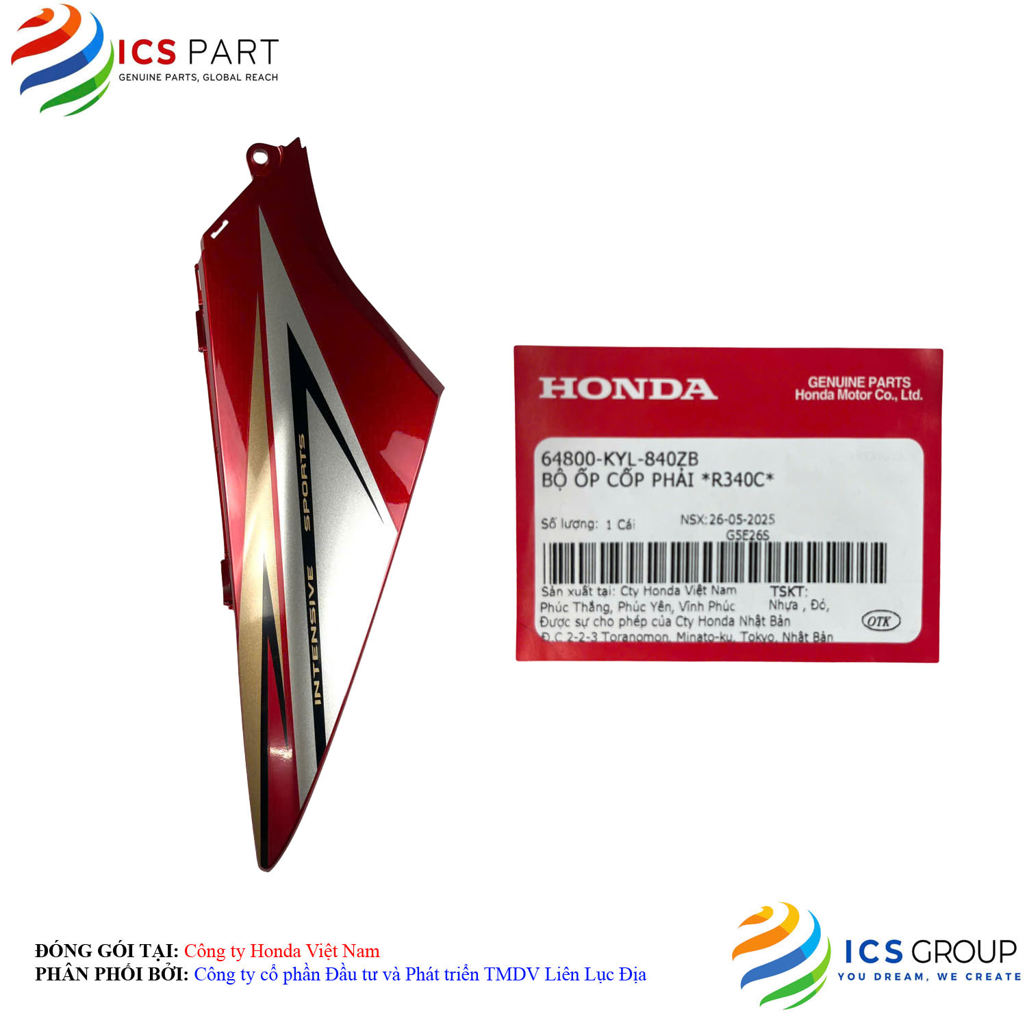 BỘ ỐP CỐP PHẢI *R340C*