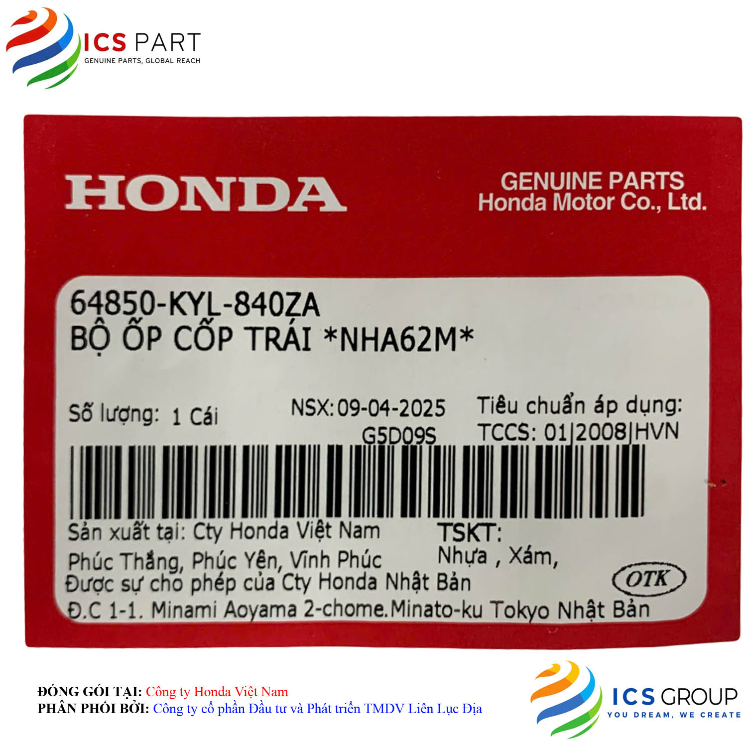 BỘ ỐP CỐP TRÁI *NHA62M* - Ảnh 2