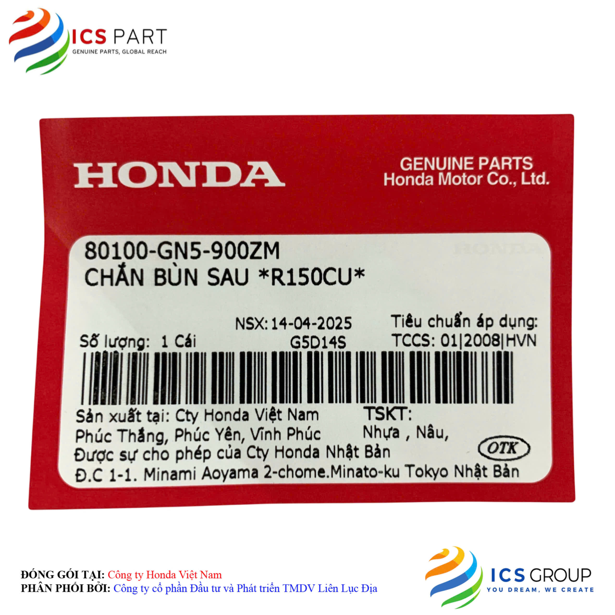 CHẮN BÙN SAU *R150CU* - Ảnh 2