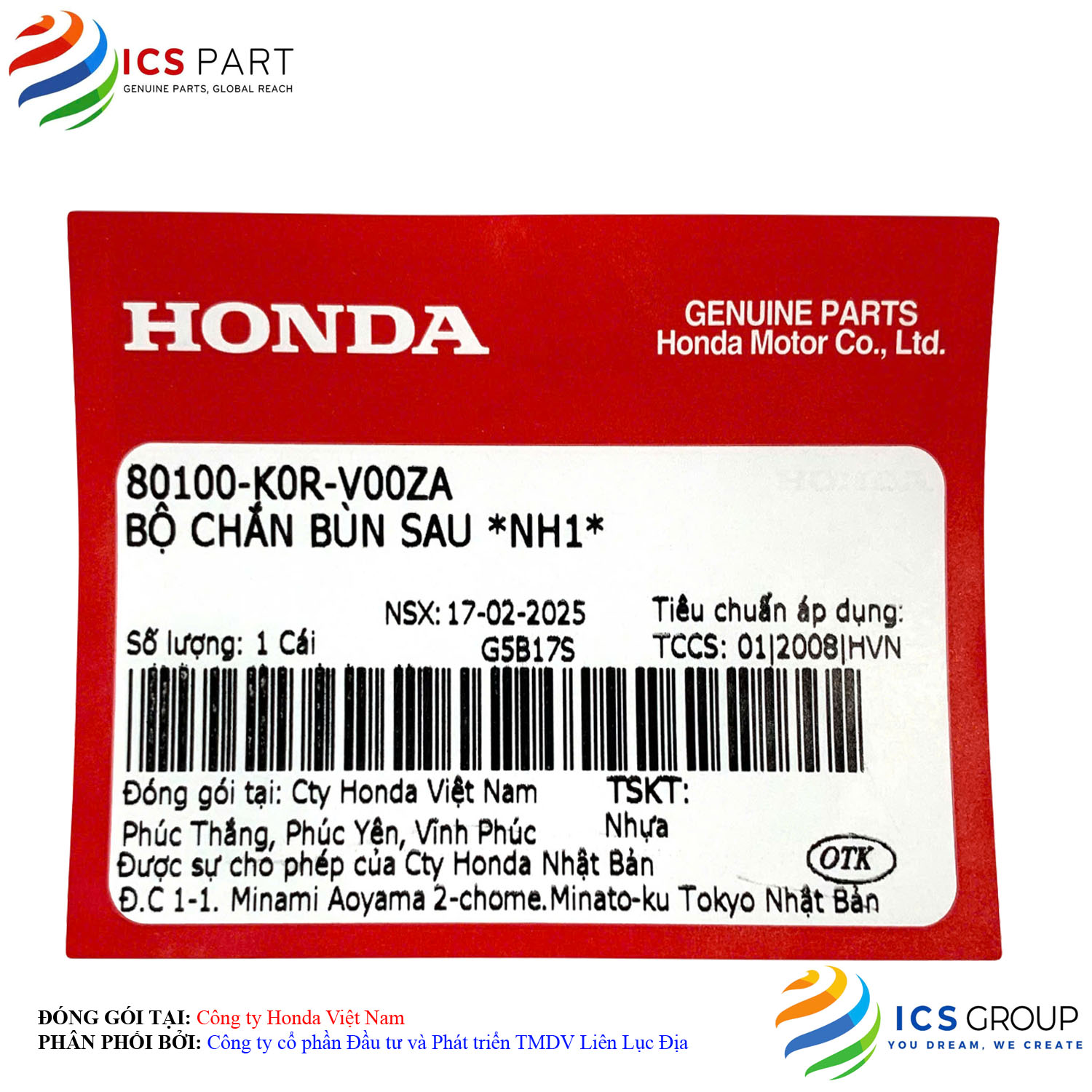 BỘ CHẮN BÙN SAU *NH1* - Ảnh 2