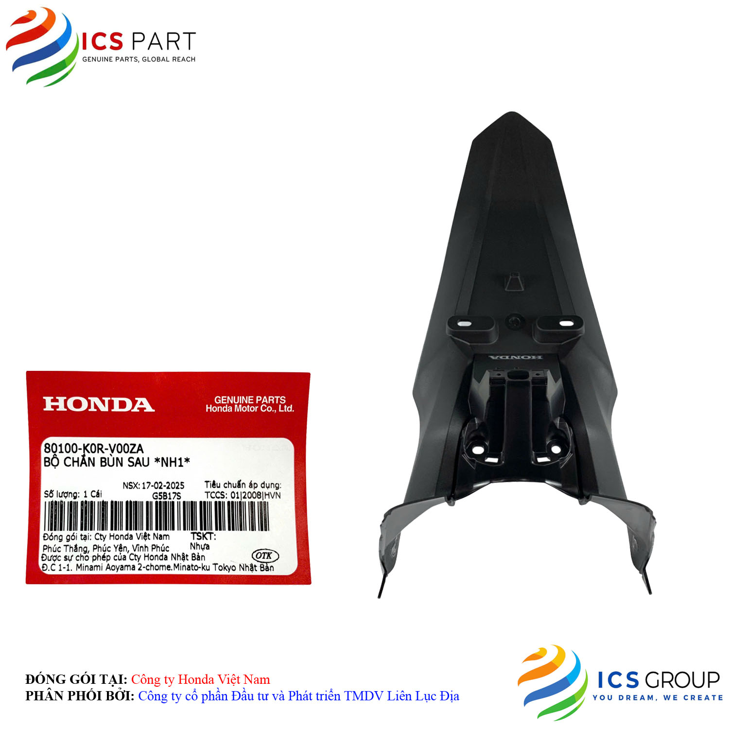 BỘ CHẮN BÙN SAU *NH1* - Ảnh 3