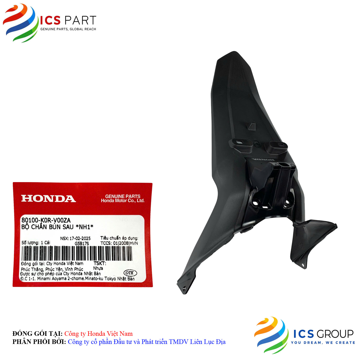 BỘ CHẮN BÙN SAU *NH1* - Ảnh 4