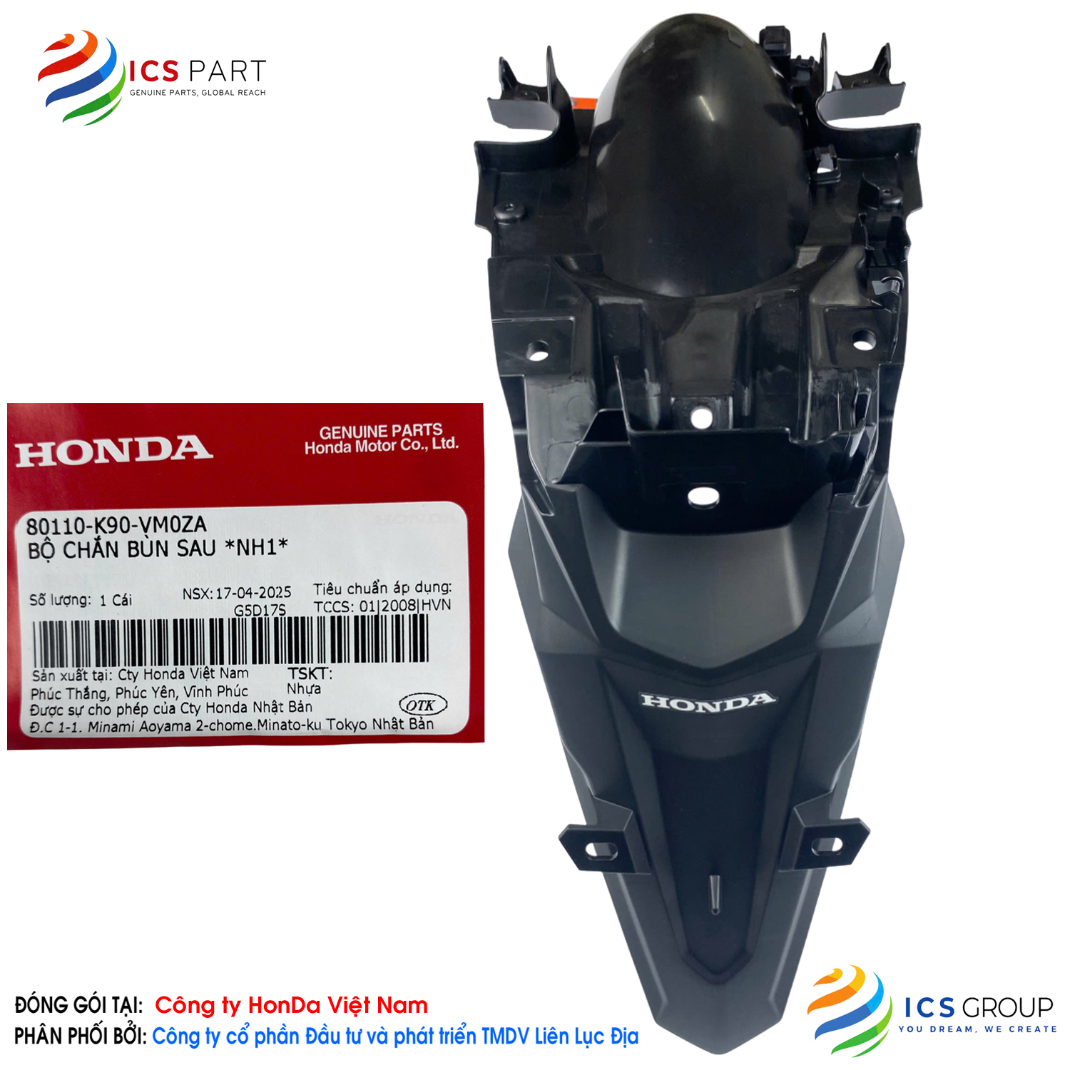 BỘ CHẮN BÙN SAU *NH1*