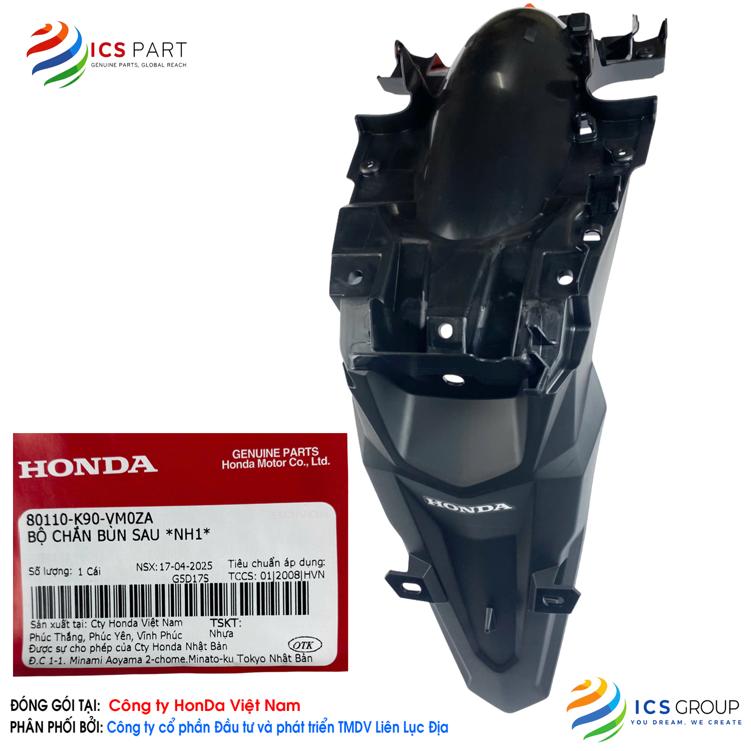 BỘ CHẮN BÙN SAU *NH1* - Ảnh 3