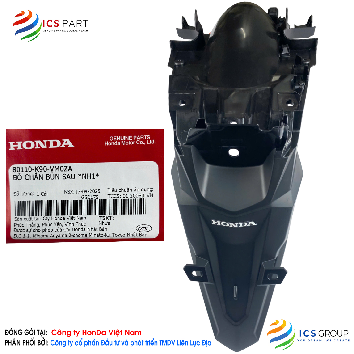 BỘ CHẮN BÙN SAU *NH1* - Ảnh 4