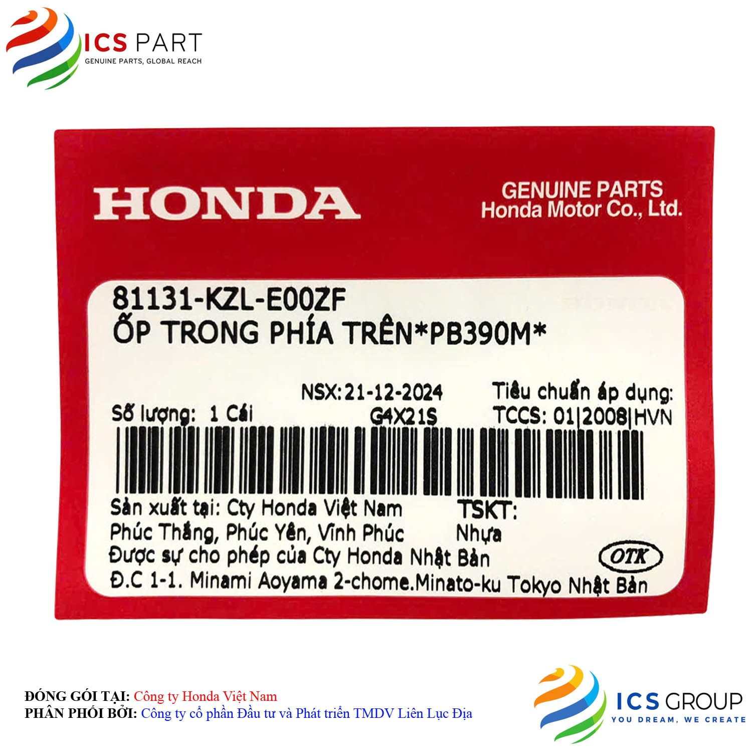 ỐP TRONG PHÍA TRÊN*PB390M* - Ảnh 2