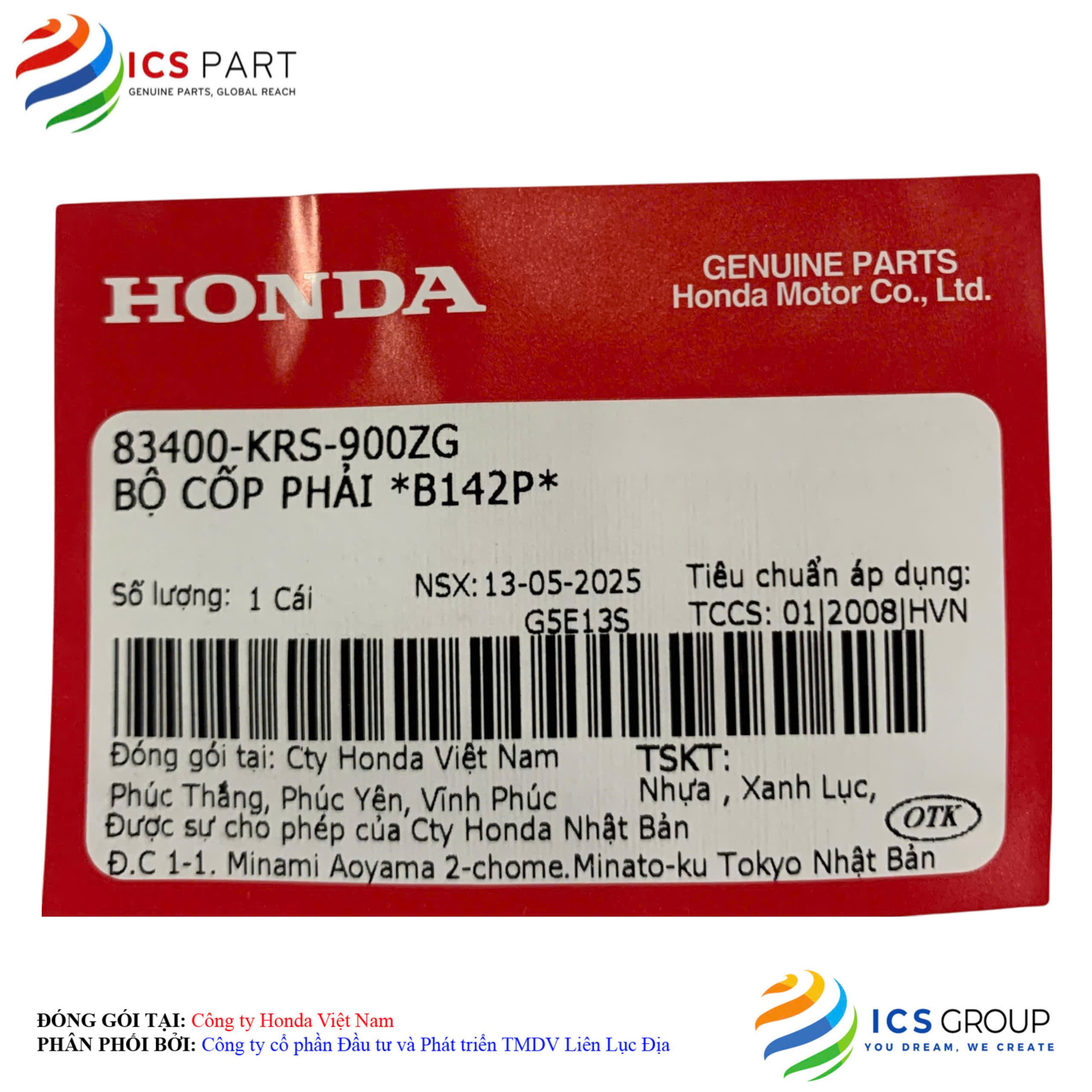 BỘ CỐP PHẢI *B142P* - Ảnh 2