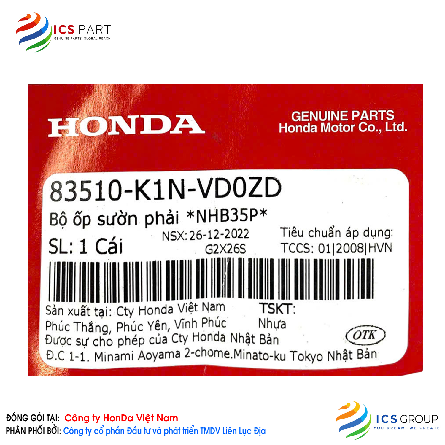 BỘ ỐP SƯỜN PHẢI *NHB35P* - Ảnh 2