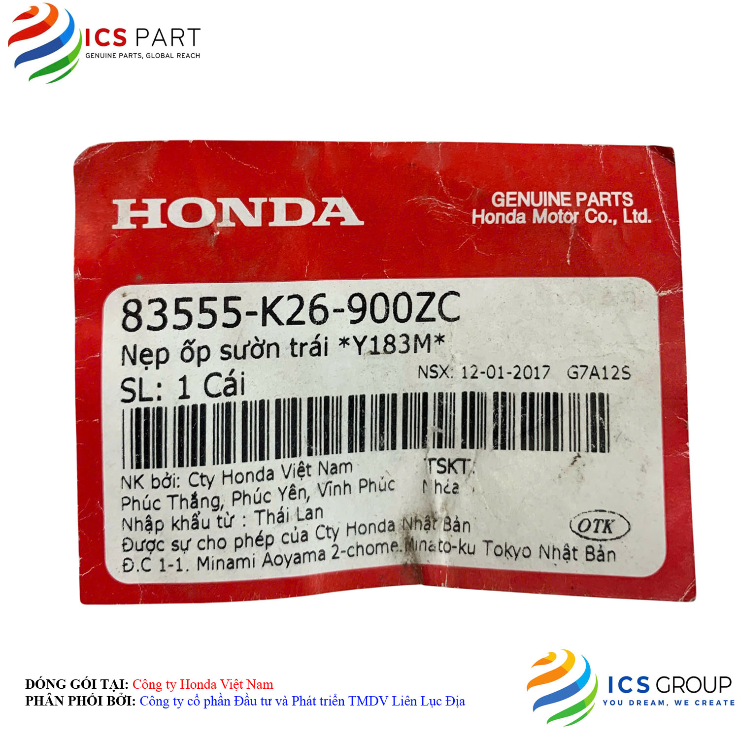 NẸP ỐP SƯỜN TRÁI *Y183M* - Ảnh 2
