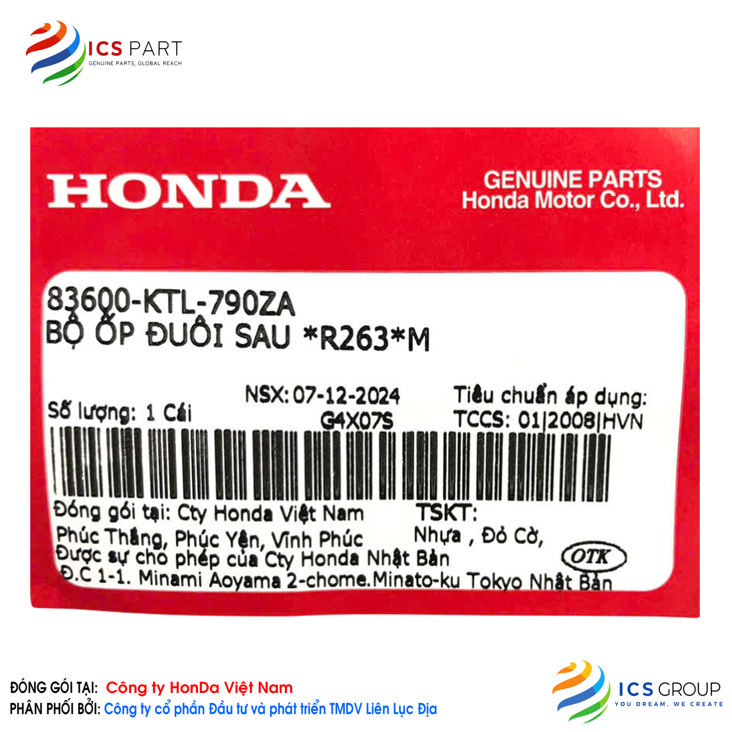 BỘ ỐP ĐUÔI SAU *R263*M - Ảnh 2